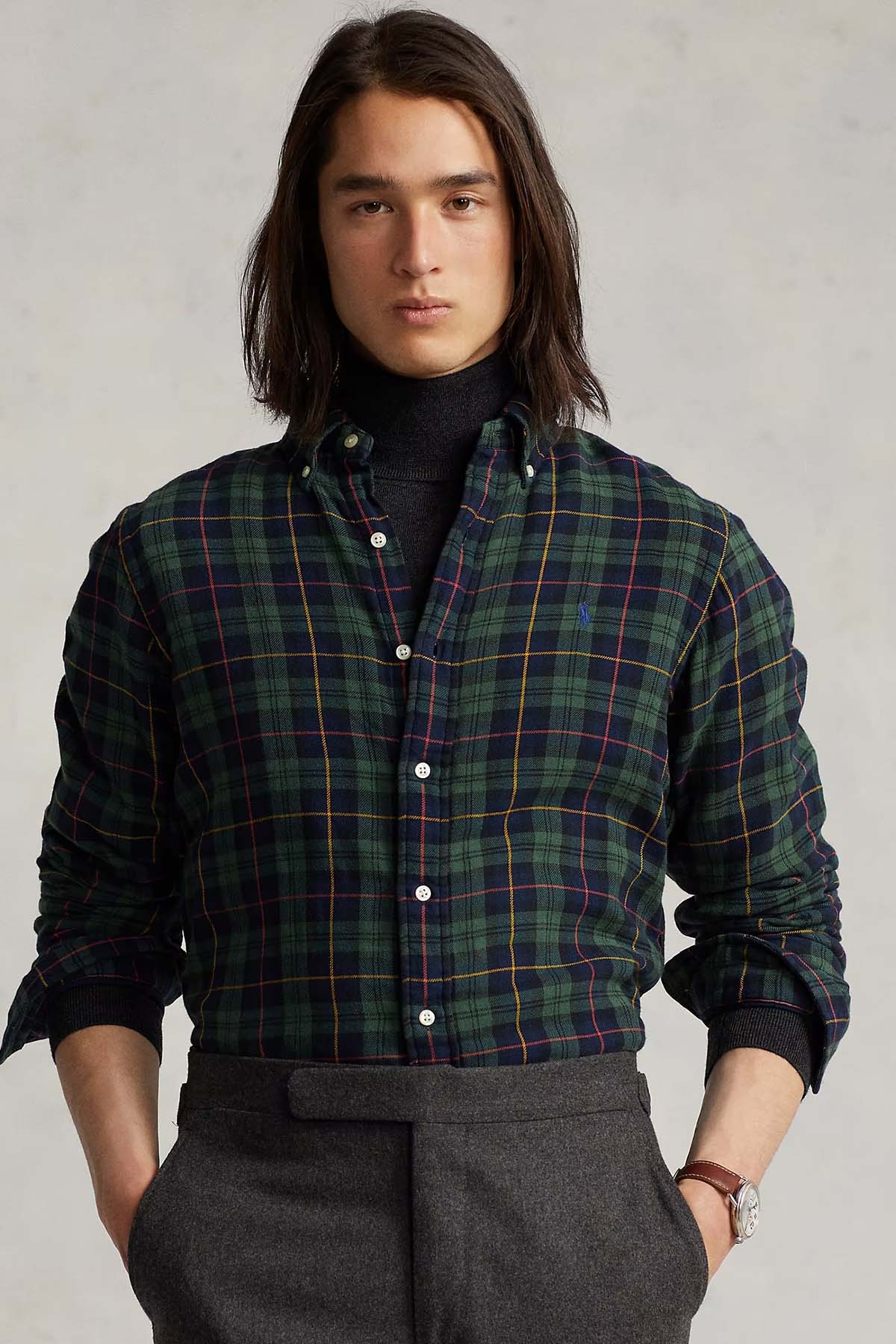 Polo Ralph Lauren Custom Fit Ekose Desenli Gömlek-Libas Trendy Fashion Store