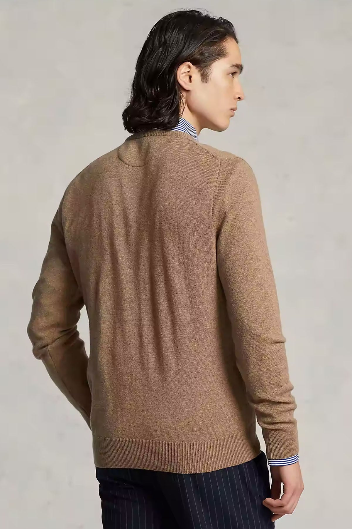 Polo Ralph Lauren Yuvarlak Yaka Yün Triko-Libas Trendy Fashion Store