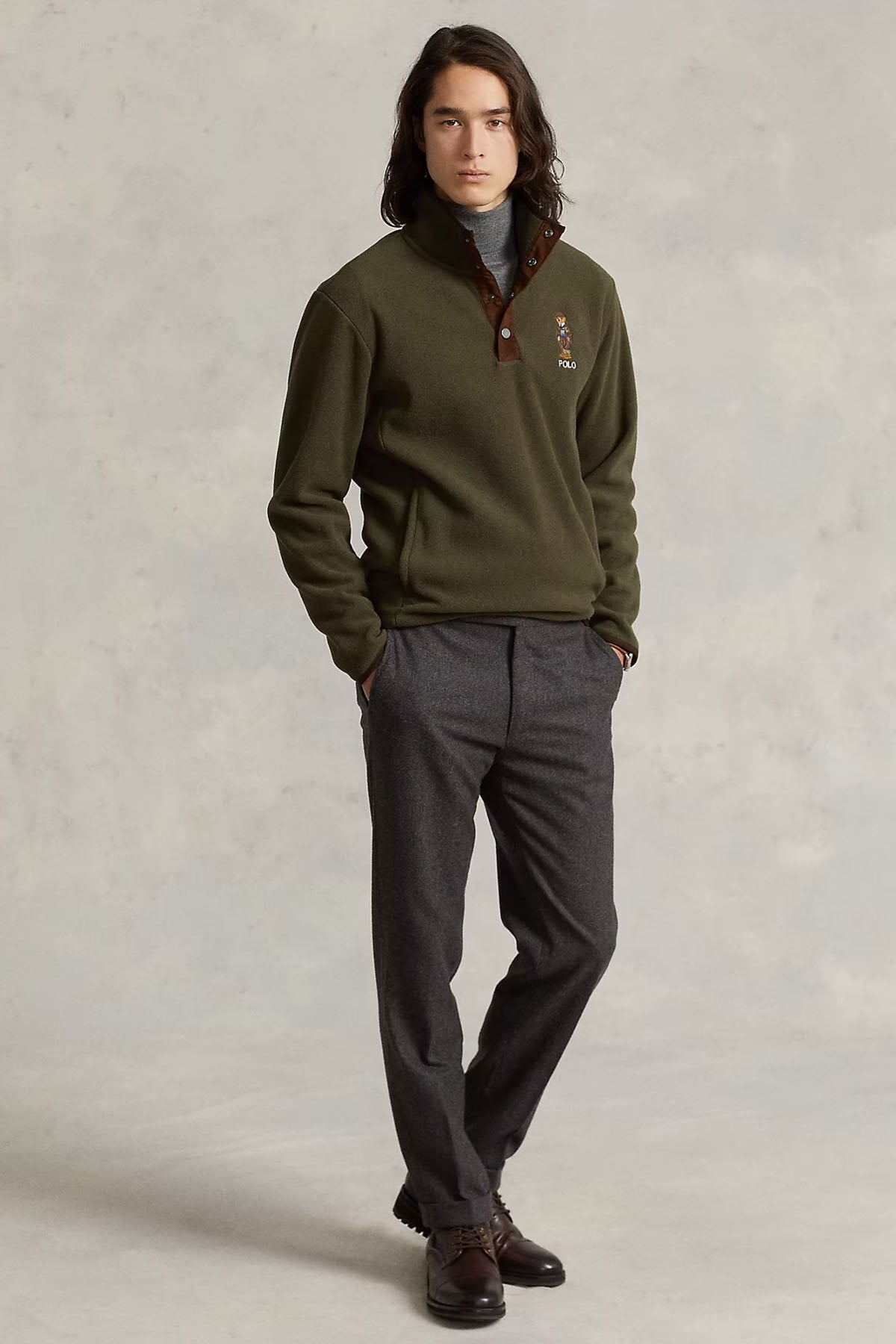 Polo Ralph Lauren Polo Bear Dik Yaka Sweatshirt-Libas Trendy Fashion Store