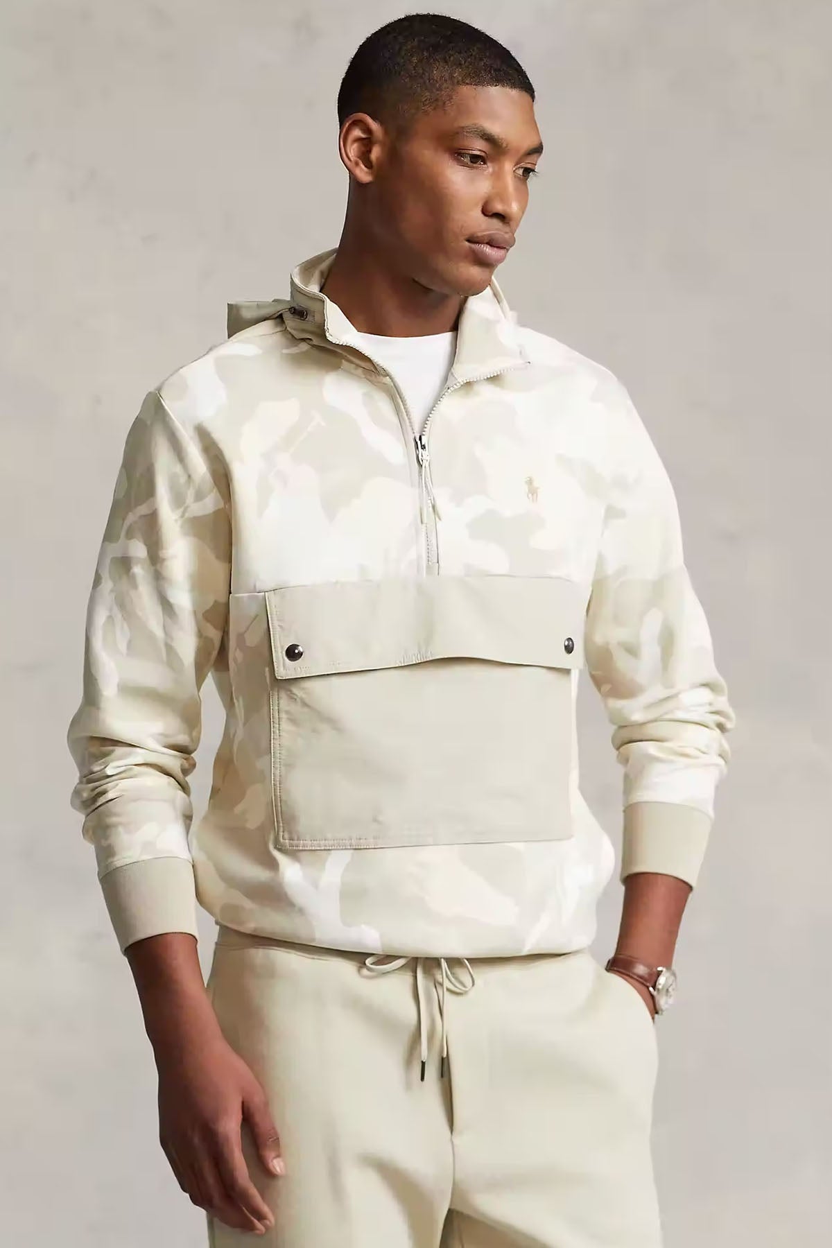 Polo Ralph Lauren Kamuflaj Desen Kanguru Cepli Sweatshirt-Libas Trendy Fashion Store