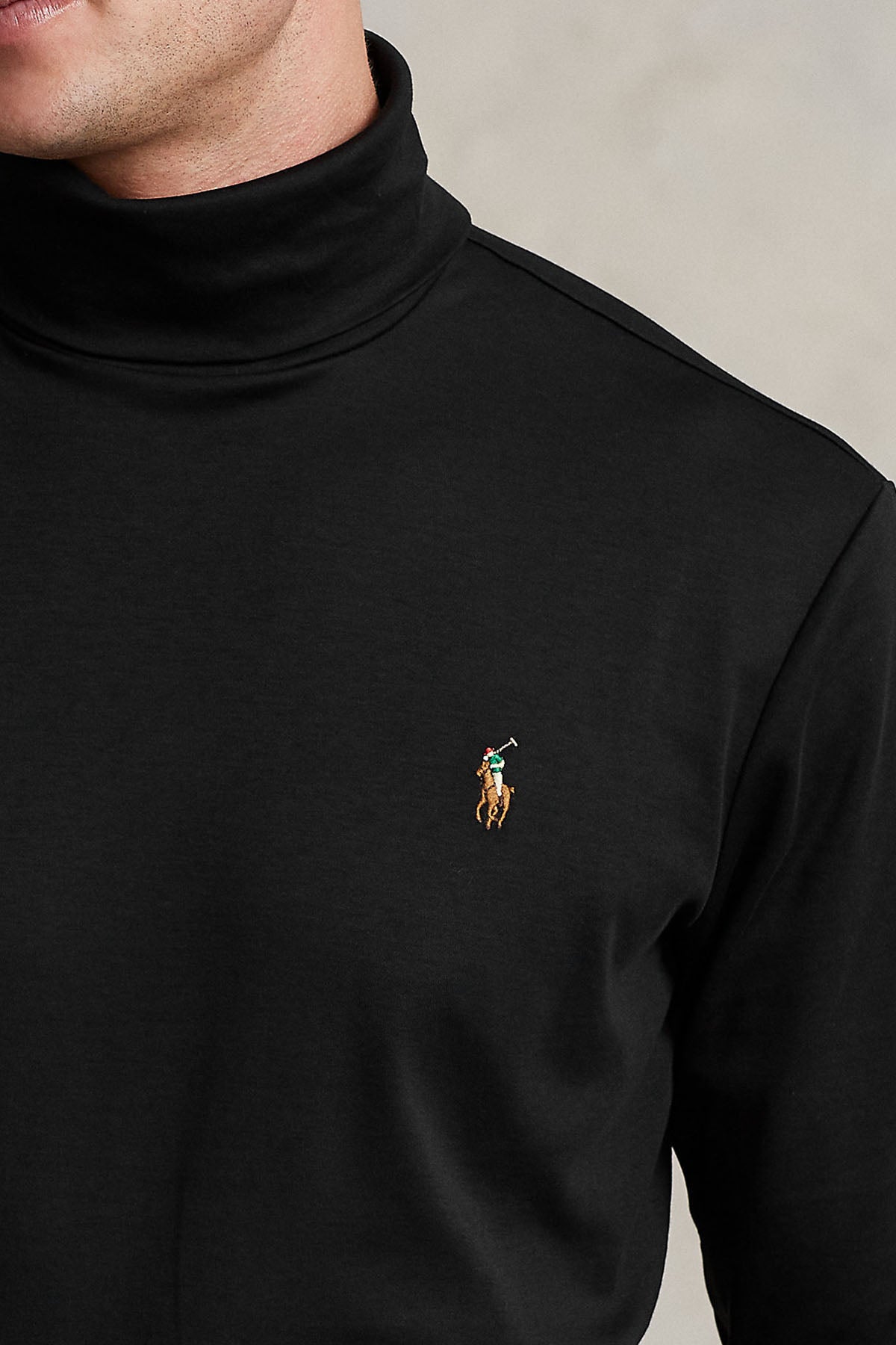 Polo Ralph Lauren Balıkçı Yaka Uzun Kollu İnce Sweatshirt-Libas Trendy Fashion Store