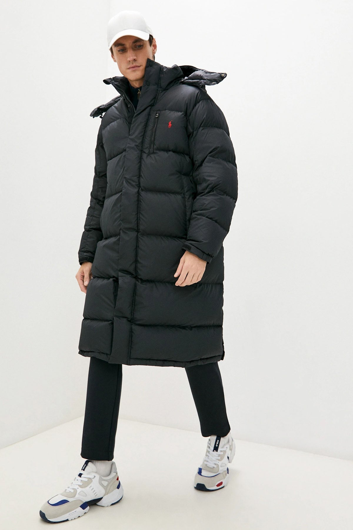 Polo Ralph Lauren Kapüşonlu Uzun Puffer Mont-Libas Trendy Fashion Store