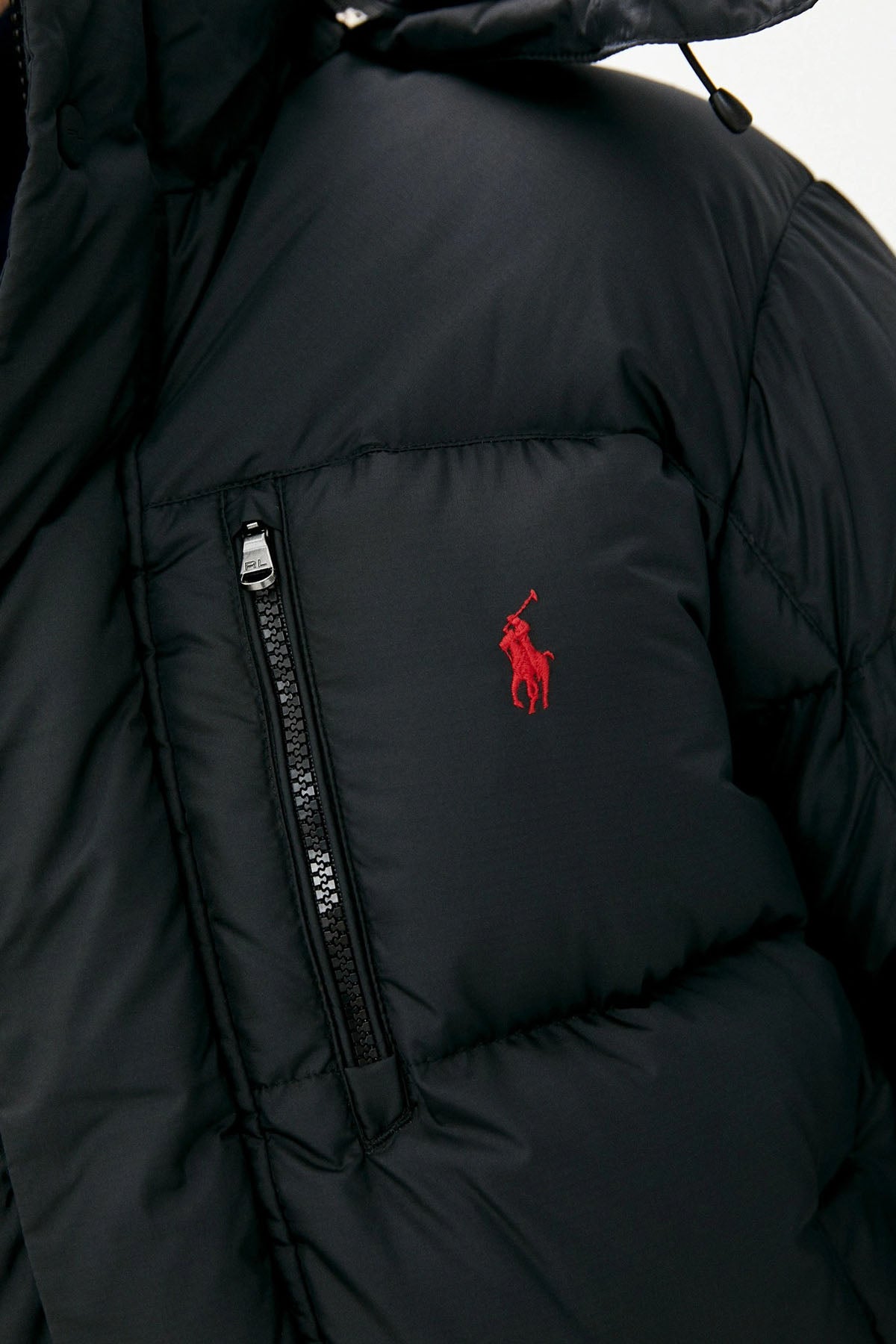Polo Ralph Lauren Kapüşonlu Uzun Puffer Mont-Libas Trendy Fashion Store