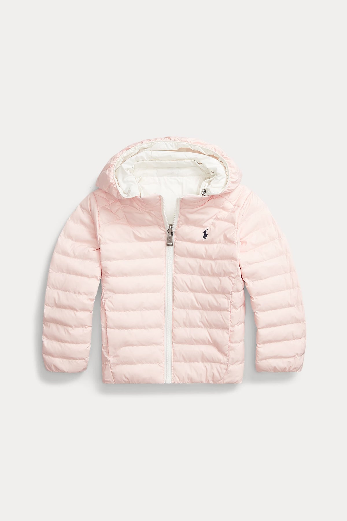 Polo Ralph Lauren Kids 2-4 Yaş Kız Çocuk Çift Taraflı Kapüşonlu Puffer Mont-Libas Trendy Fashion Store