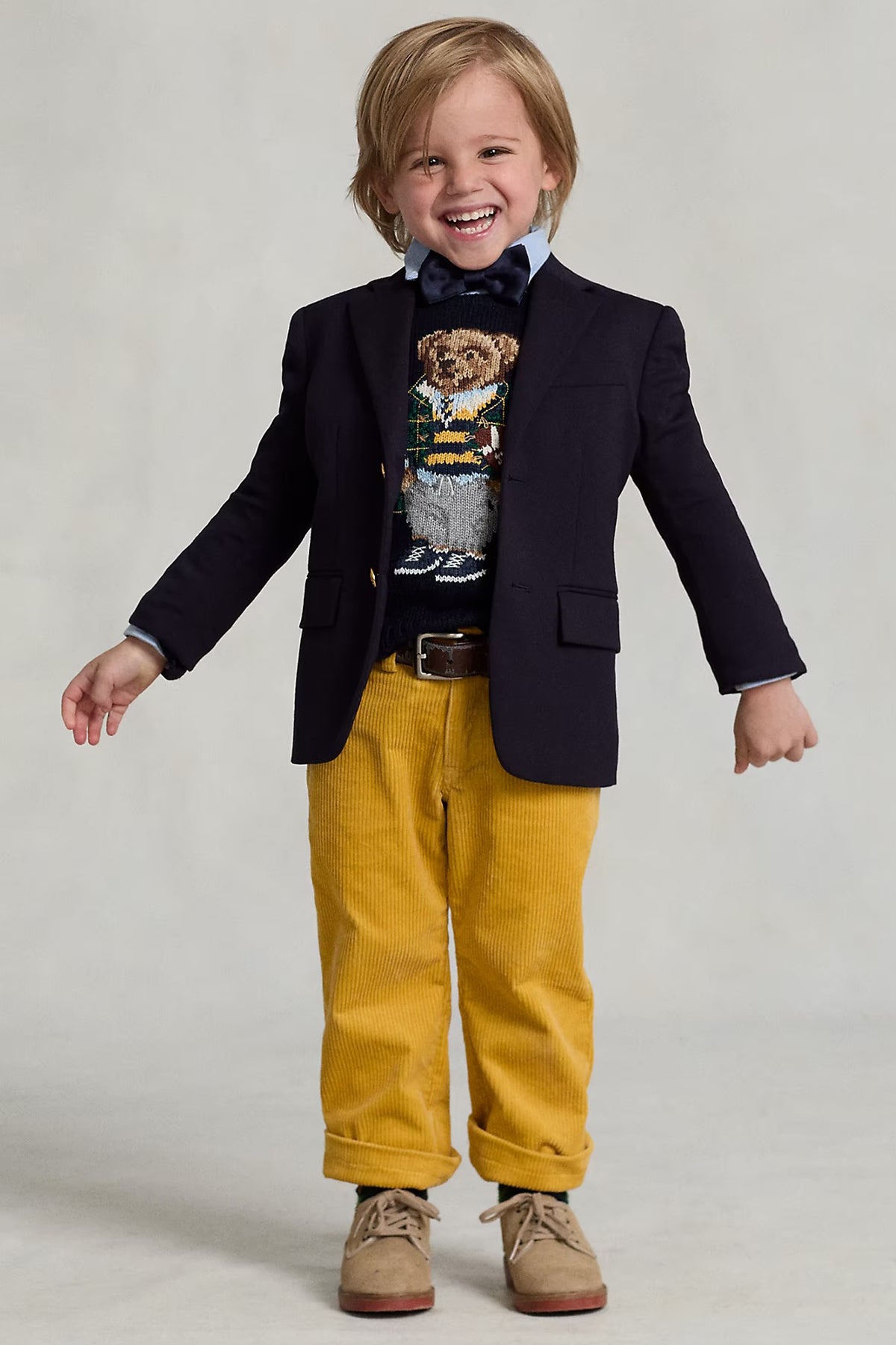 Polo Ralph Lauren Kids 5-7 Yaş Erkek Çocuk Örgü Polo Bear Triko-Libas Trendy Fashion Store