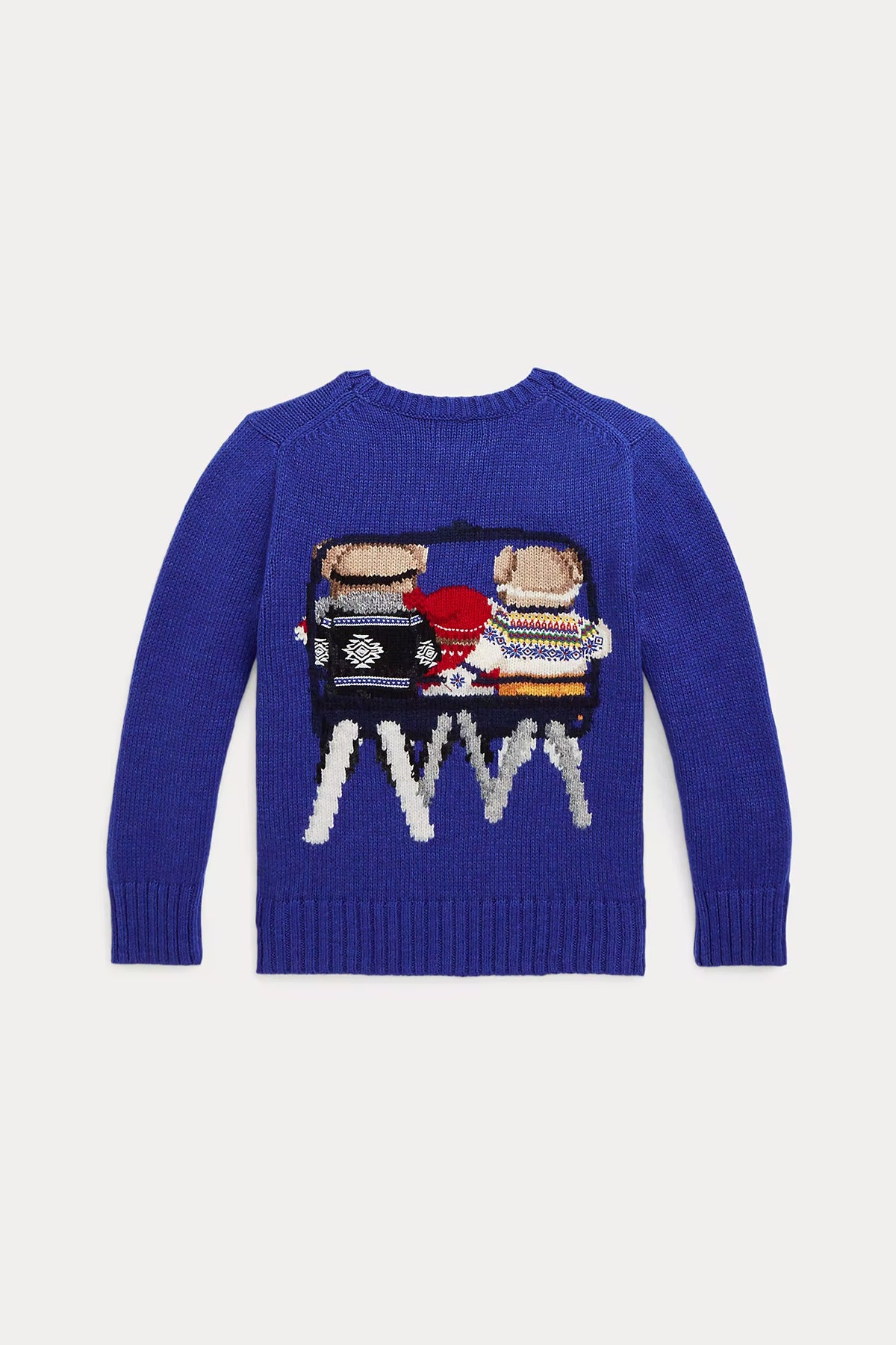 Polo Ralph Lauren Kids 3-4 Yaş Erkek Çocuk Örgü Polo Bear Triko-Libas Trendy Fashion Store