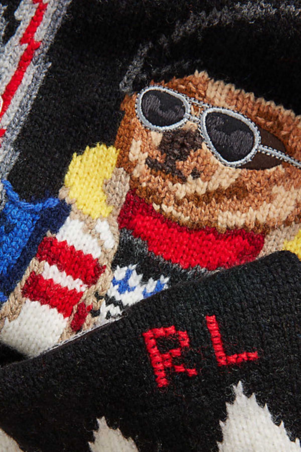 Polo Ralph Lauren Kayak Temalı Yün Polo Bear Atkı-Libas Trendy Fashion Store