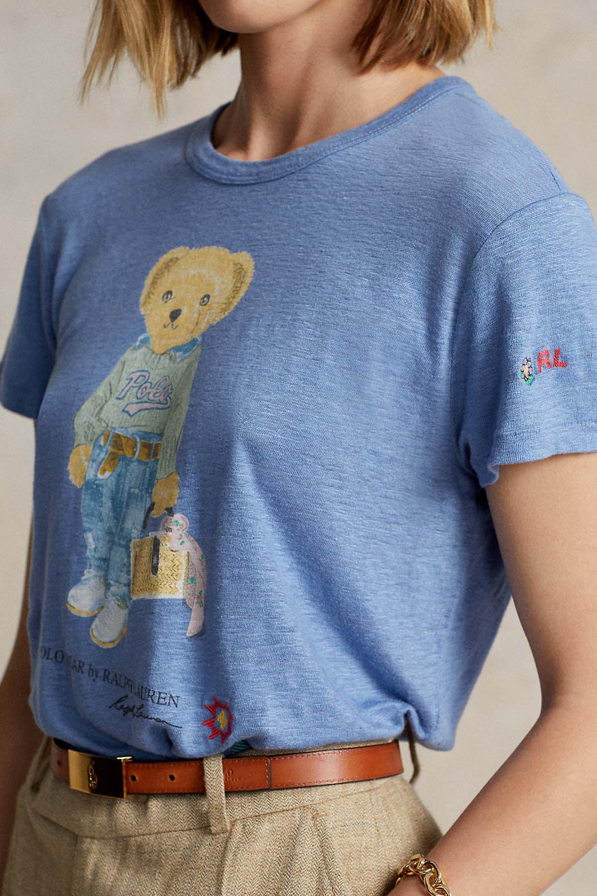 Polo Ralph Lauren Polo Bear Keten T-shirt-Libas Trendy Fashion Store