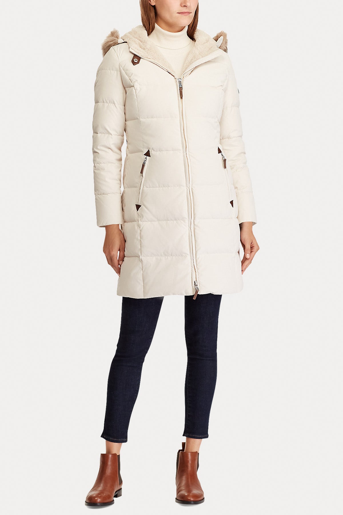 Polo Ralph Lauren Kapüşonlu Puffer Kaban-Libas Trendy Fashion Store