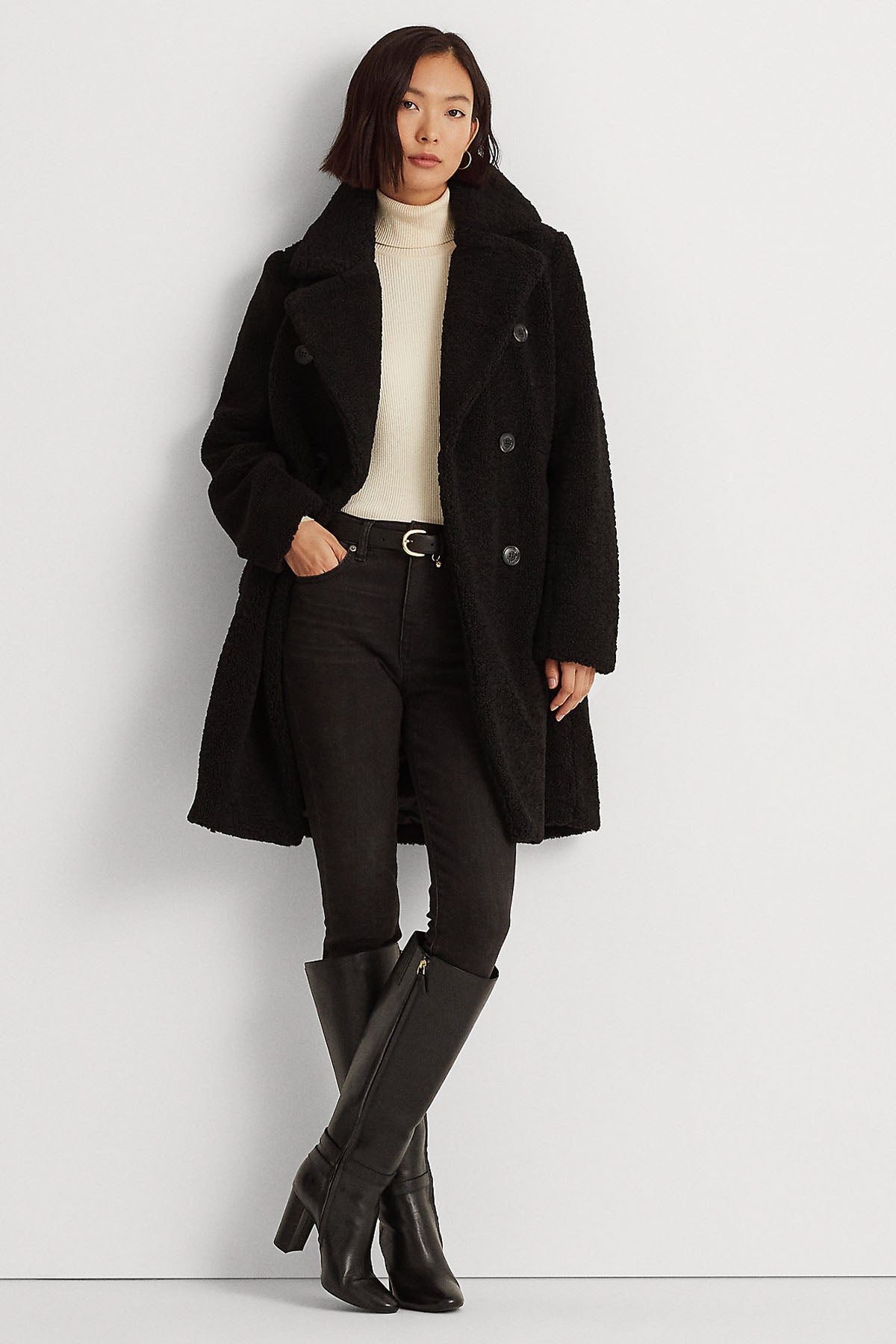 Polo Ralph Lauren Kruvaze Peluş Kaban-Libas Trendy Fashion Store