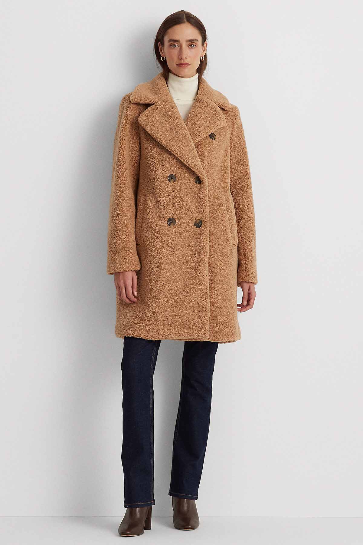 Polo Ralph Lauren Kruvaze Peluş Kaban-Libas Trendy Fashion Store