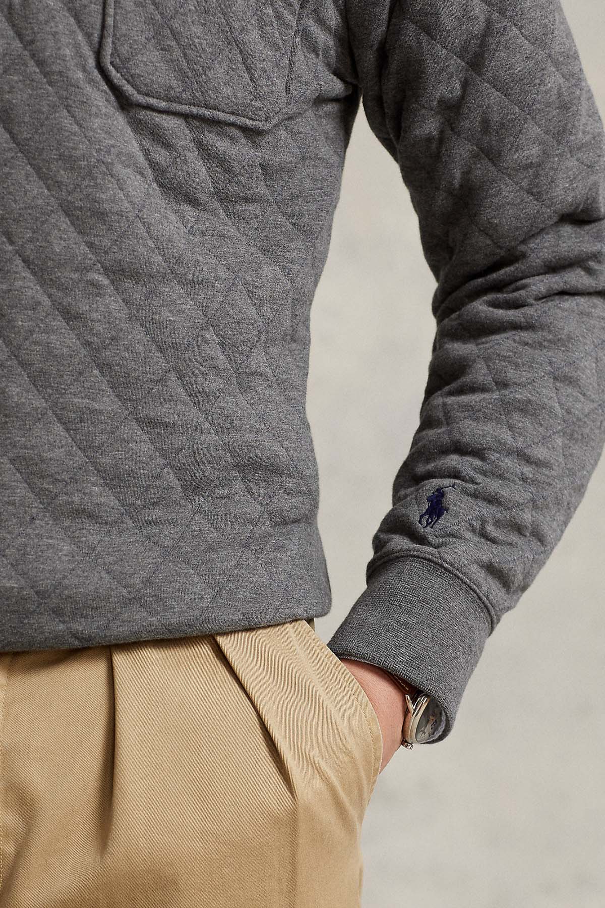 Polo Ralph Lauren Dik Yaka Kapitone Sweatshirt-Libas Trendy Fashion Store