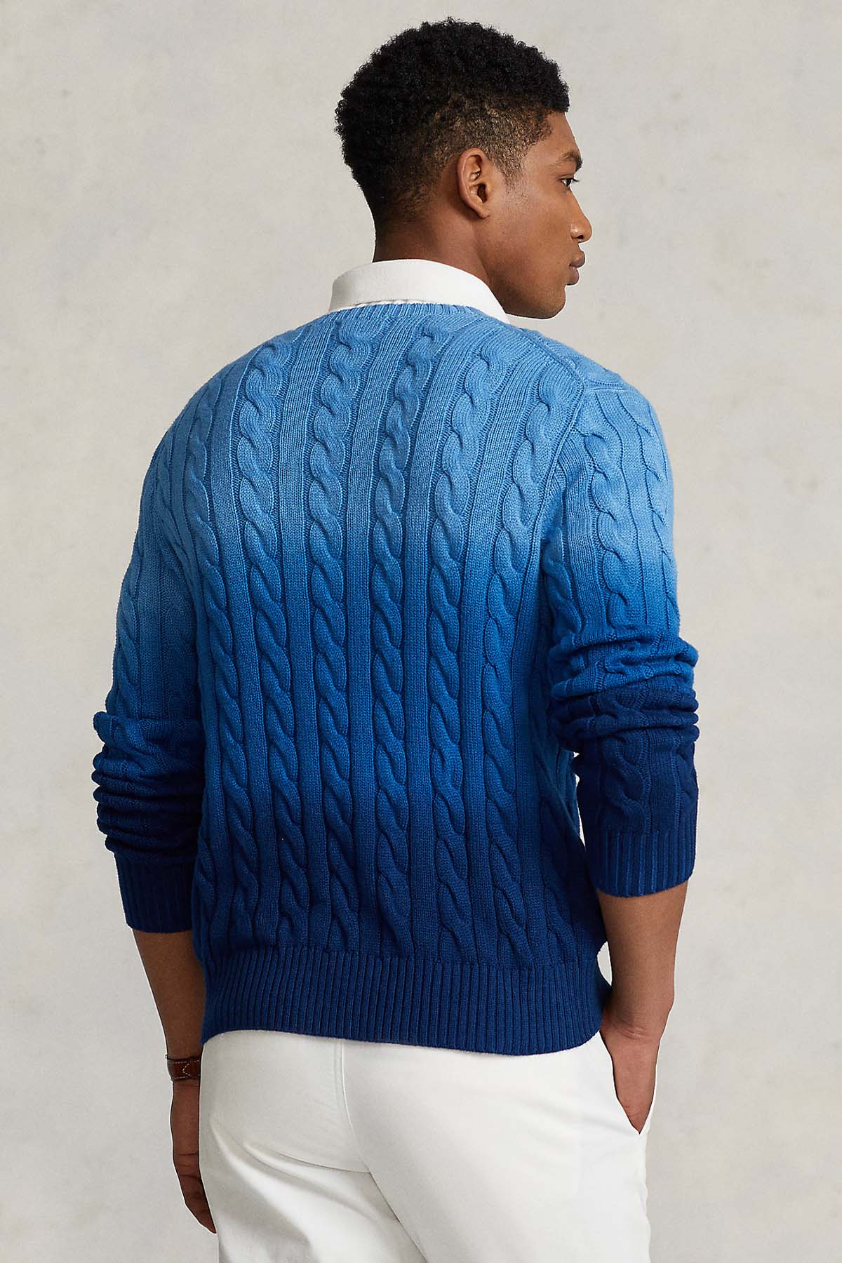 Polo Ralph Lauren Degrade Saç Örgü Triko-Libas Trendy Fashion Store