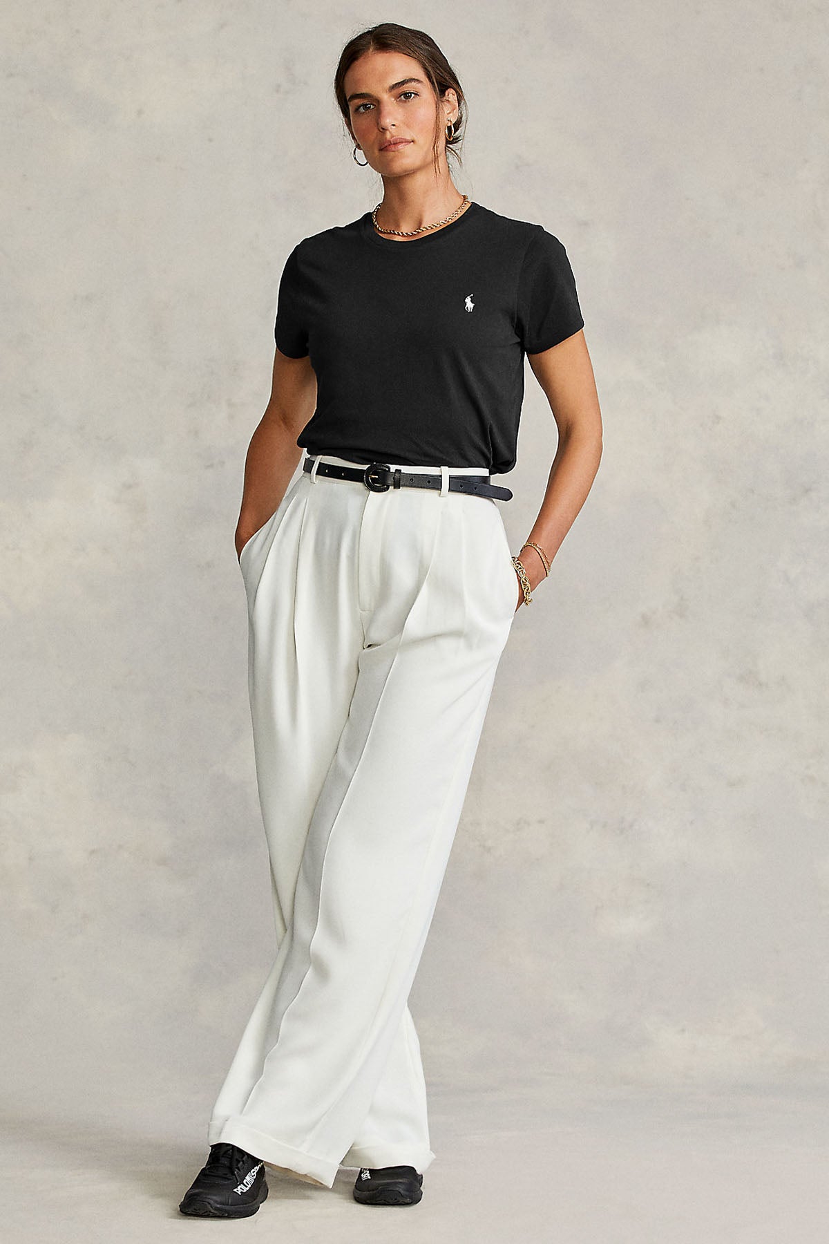 Polo Ralph Lauren Custom Fit Yuvarlak Yaka T-shirt-Libas Trendy Fashion Store