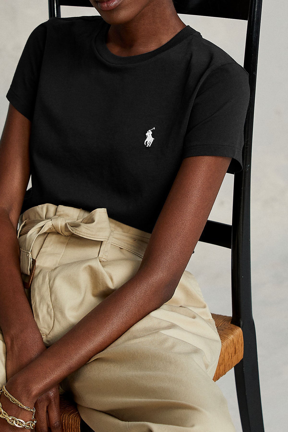 Polo Ralph Lauren Custom Fit Yuvarlak Yaka T-shirt-Libas Trendy Fashion Store