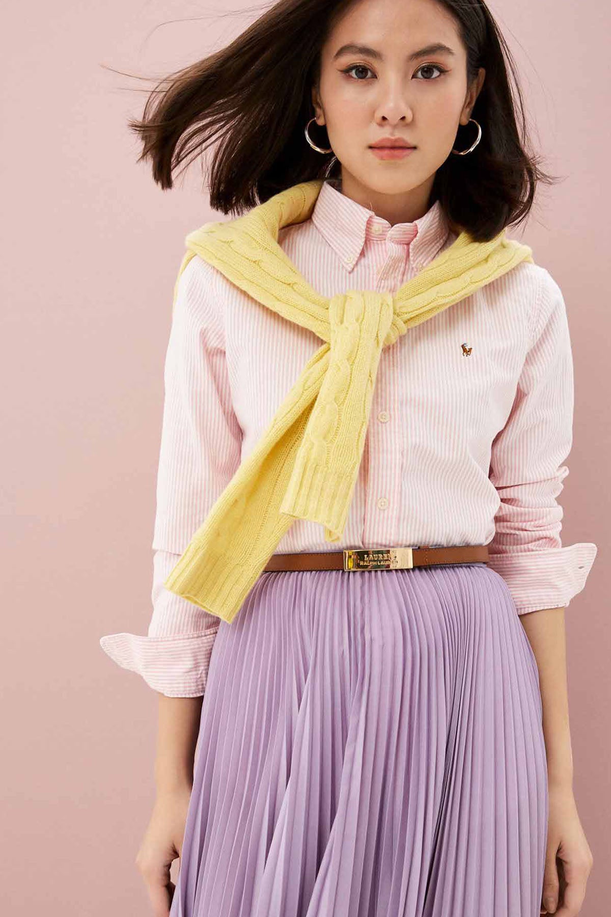 Polo Ralph Lauren Slim Fit Çizgili Oxford Gömlek-Libas Trendy Fashion Store