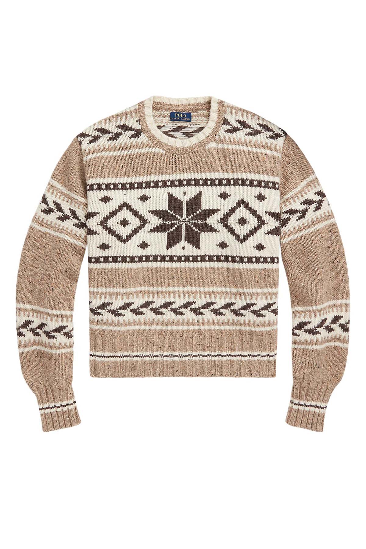 Polo Ralph Lauren Fair Isle Desen Yün Örgü Triko-Libas Trendy Fashion Store
