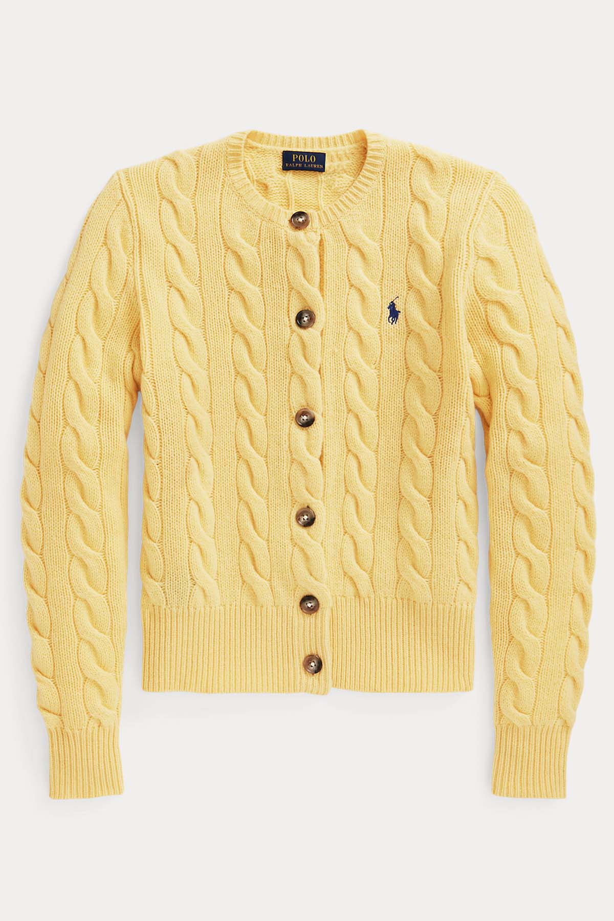 Polo Ralph Lauren Saç Örgü Kaşmirli Yün Triko Ceket-Libas Trendy Fashion Store