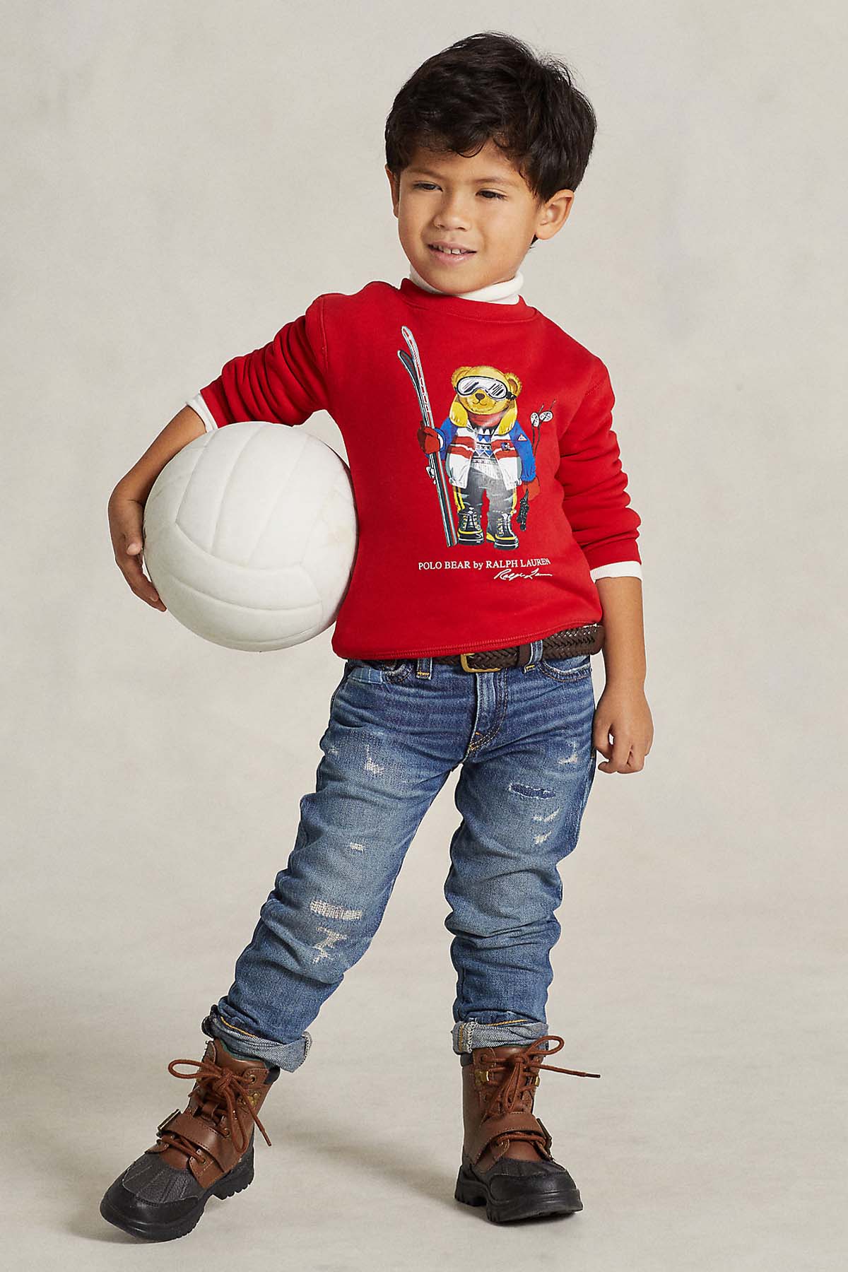 Polo Ralph Lauren Kids 2-4 Yaş Erkek Çocuk Polo Bear Sweatshirt-Libas Trendy Fashion Store