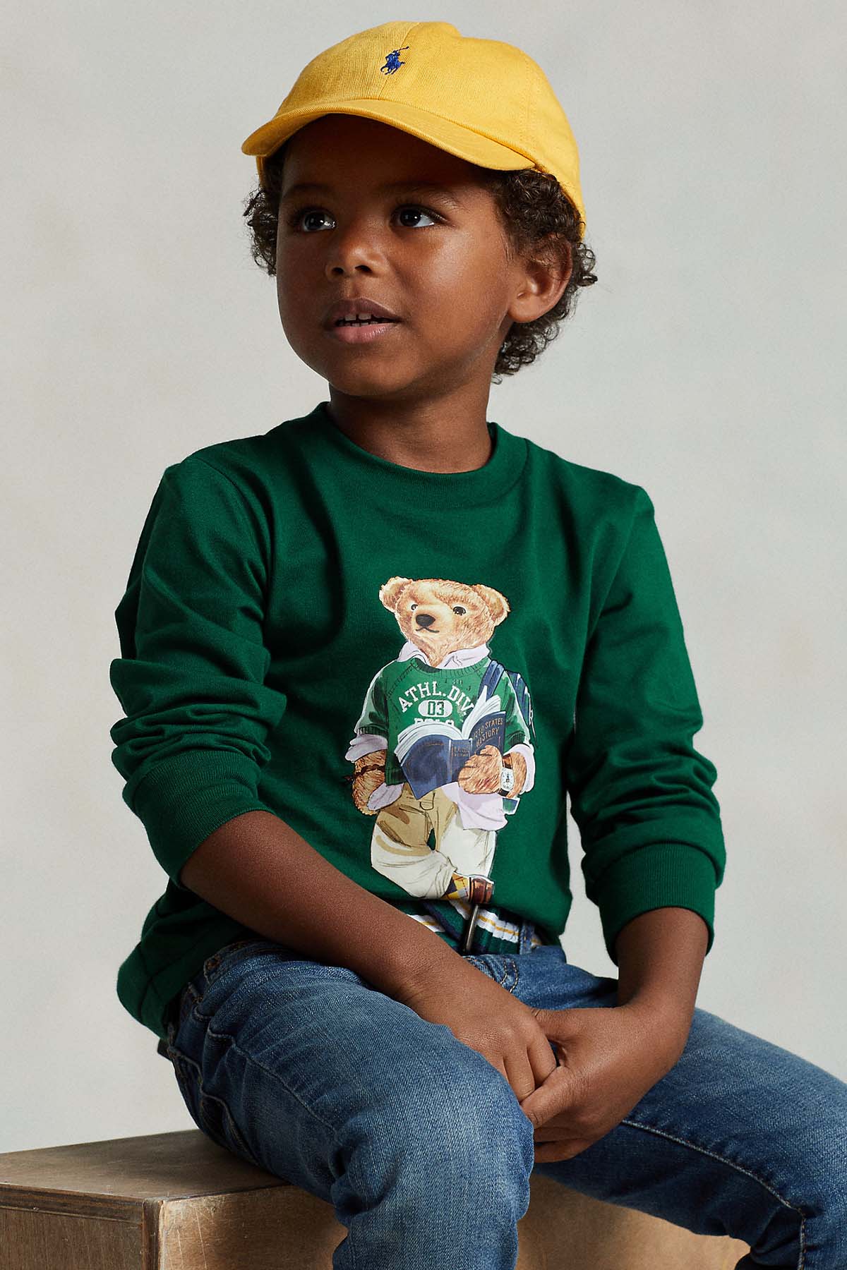Polo Ralph Lauren Kids 2-4 Yaş Erkek Çocuk Polo Bear T-shirt-Libas Trendy Fashion Store