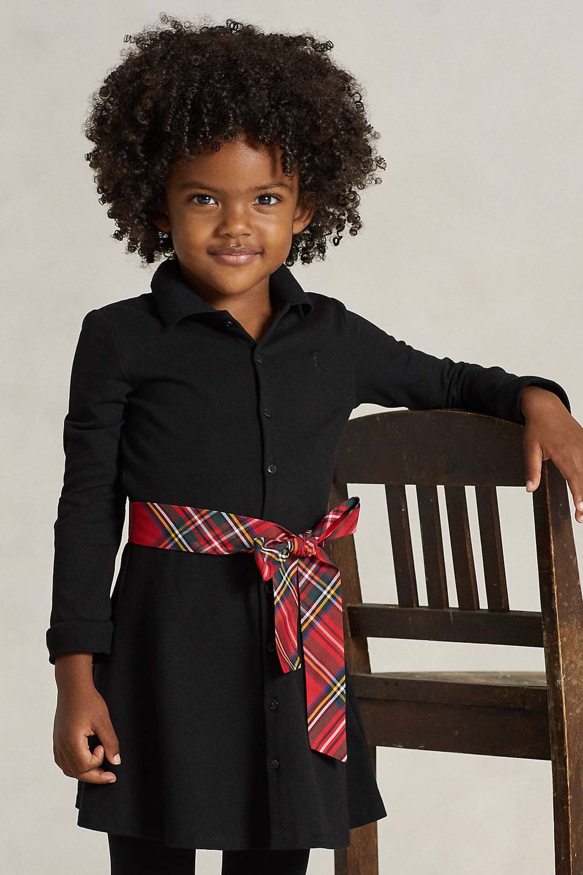 Polo Ralph Lauren Kids 3 Yaş Kız Çocuk Kuşaklı Gömlek Elbise-Libas Trendy Fashion Store