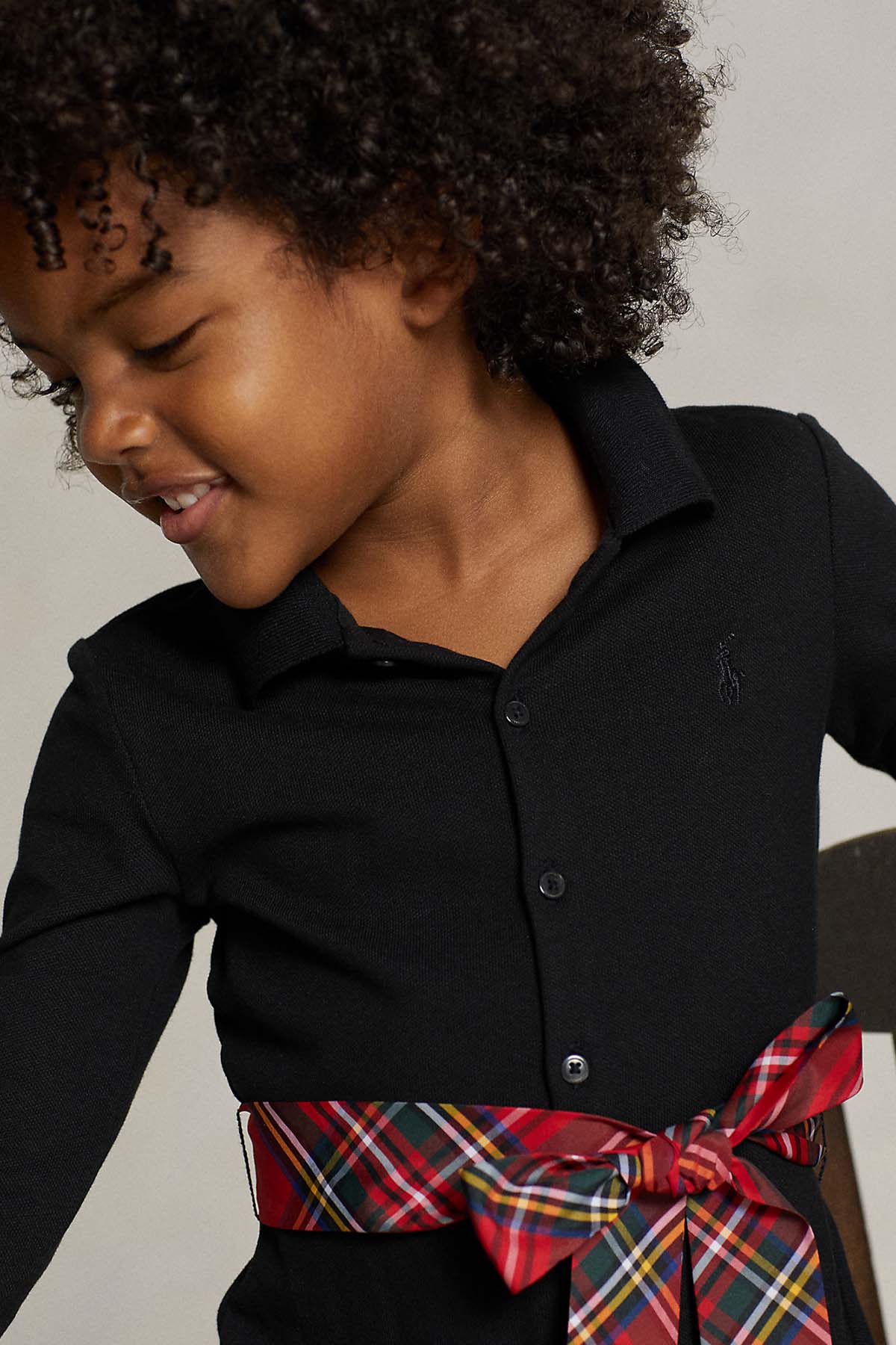 Polo Ralph Lauren Kids 3 Yaş Kız Çocuk Kuşaklı Gömlek Elbise-Libas Trendy Fashion Store