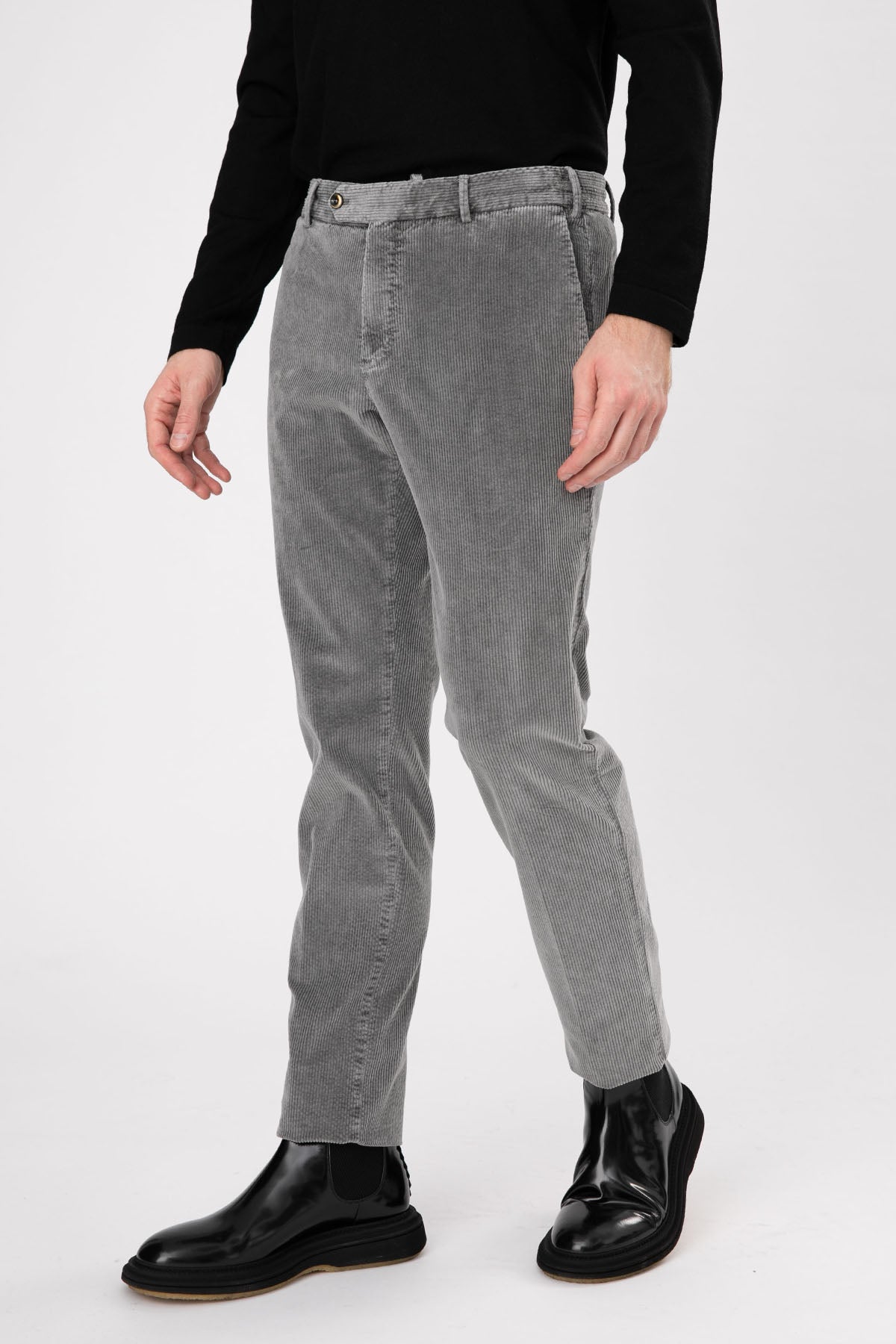 Pantaloni Torino Slim Fit Fitilli Kadife Pantolon-Libas Trendy Fashion Store