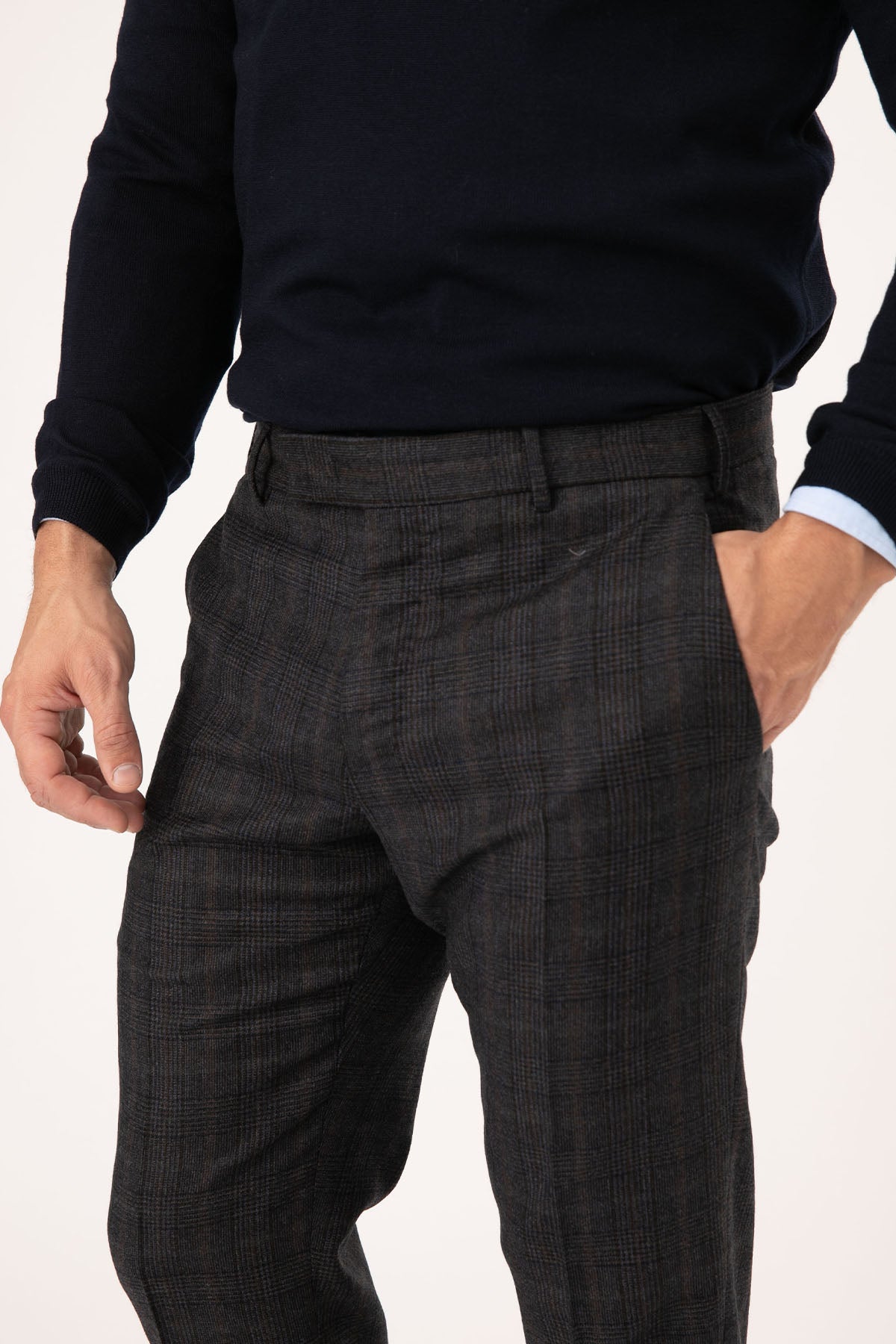 Pantaloni Torino Ekoseli Super Slim Fit Pantolon-Libas Trendy Fashion Store