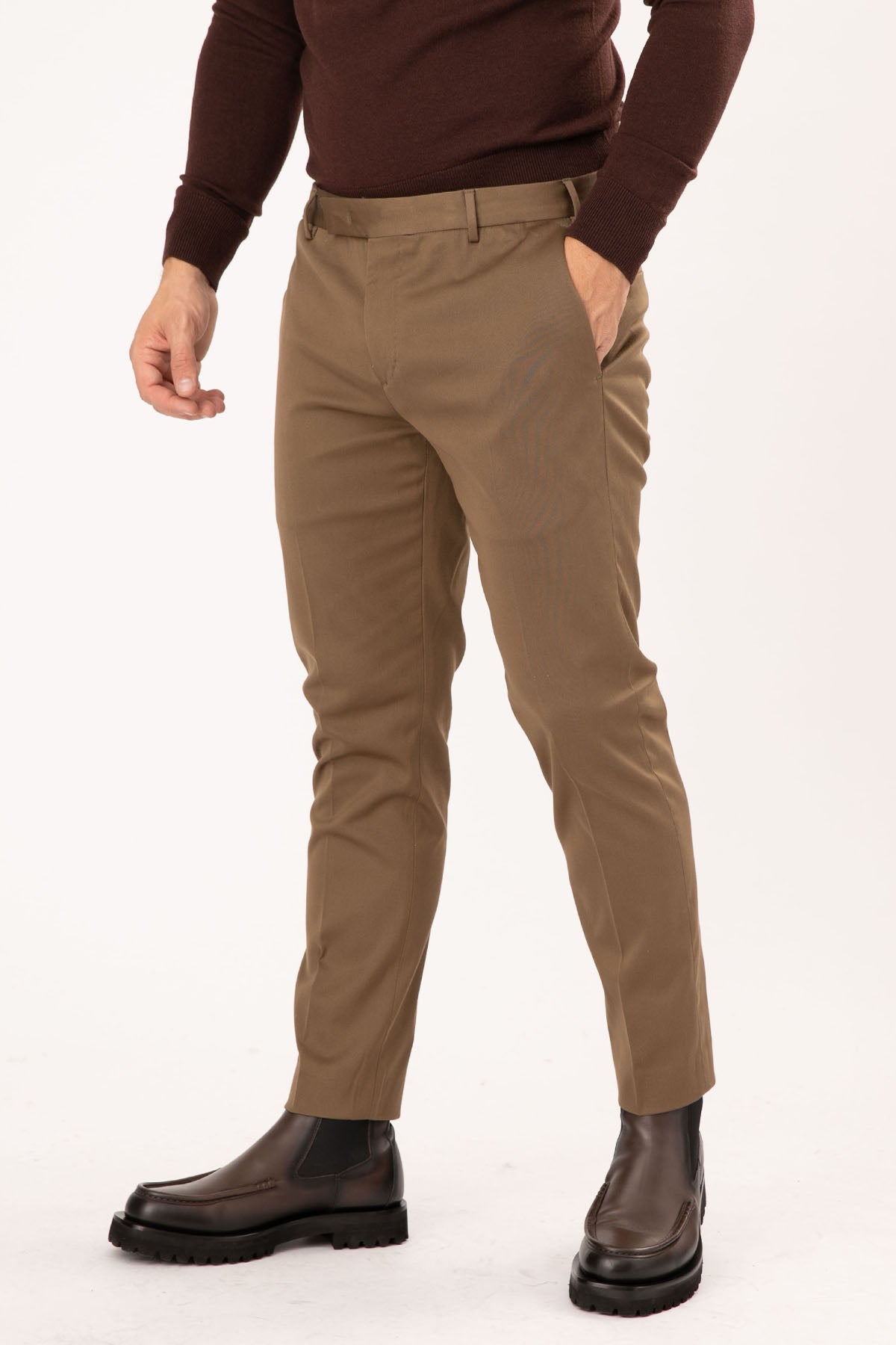 Pantaloni Torino Dieci Fit Edge Yandan Cepli Streç Pantolon-Libas Trendy Fashion Store