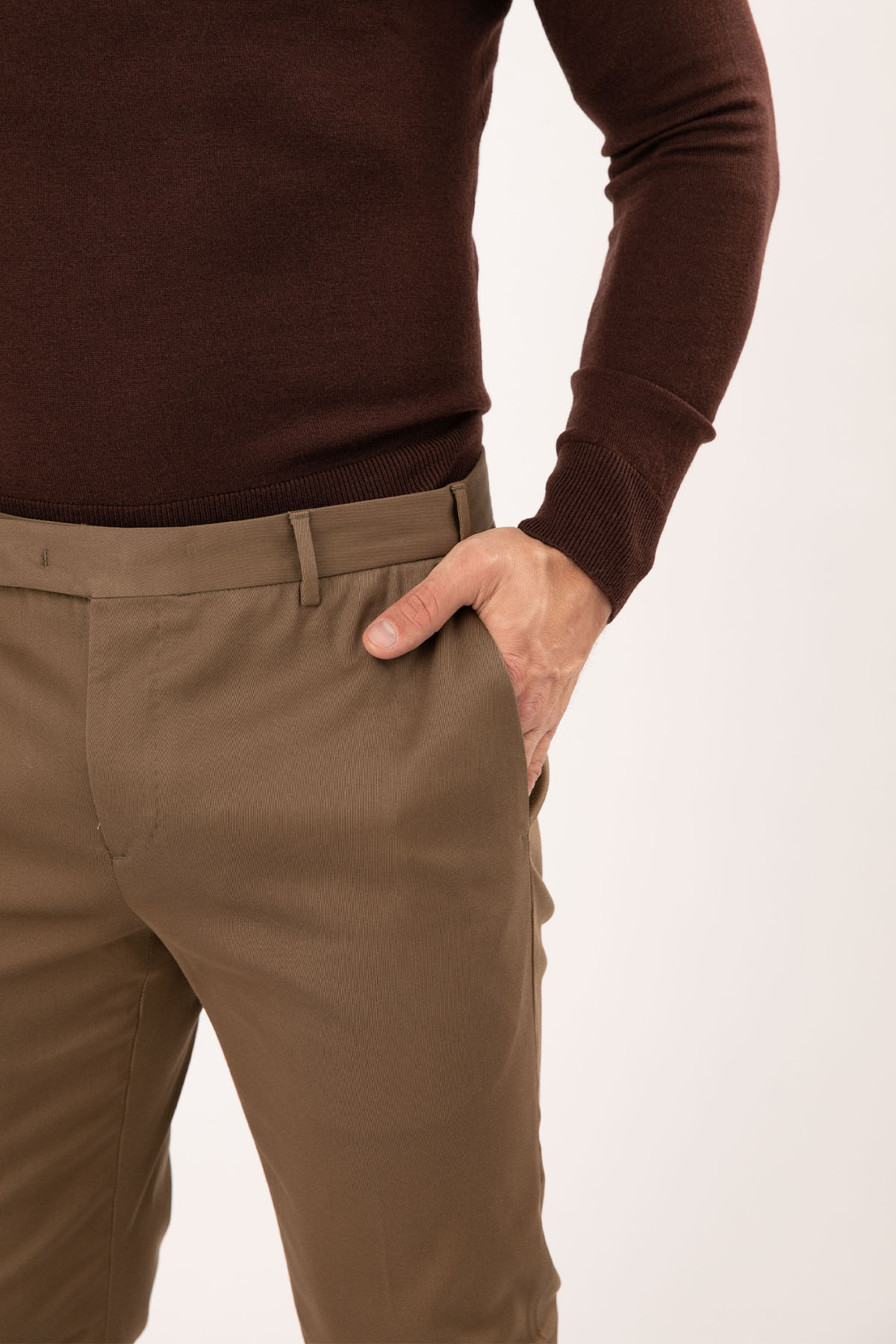 Pantaloni Torino Dieci Fit Edge Yandan Cepli Streç Pantolon-Libas Trendy Fashion Store