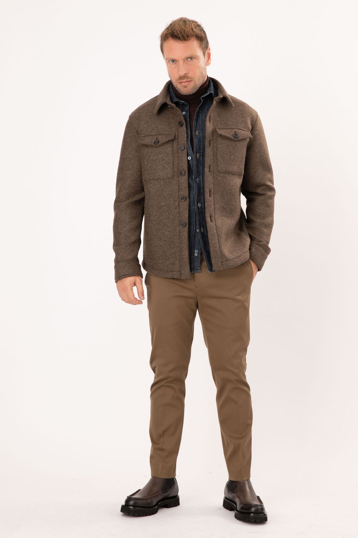 Pantaloni Torino Dieci Fit Edge Yandan Cepli Streç Pantolon-Libas Trendy Fashion Store