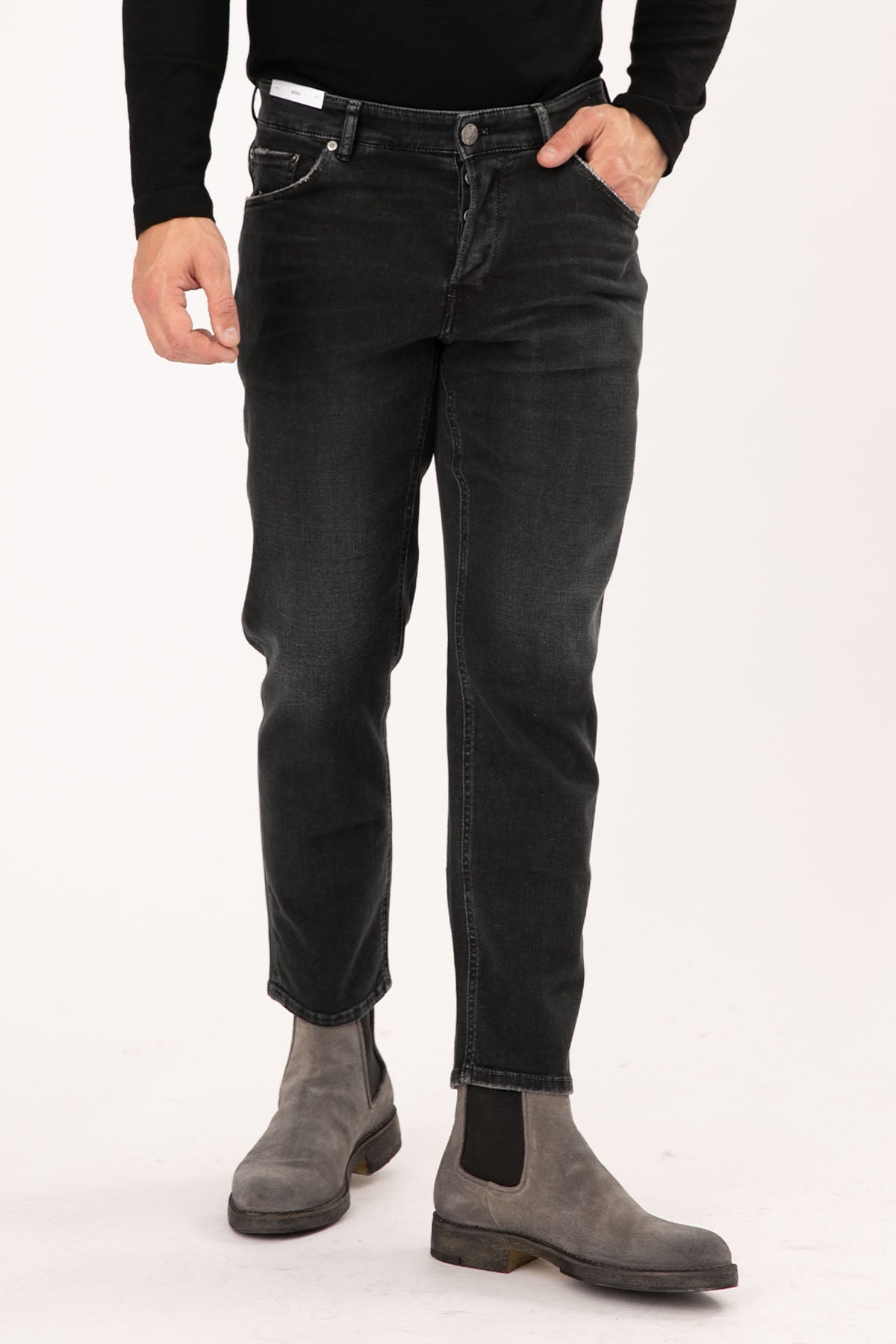 Pantaloni Torino Rebel Slim Fit Jeans-Libas Trendy Fashion Store