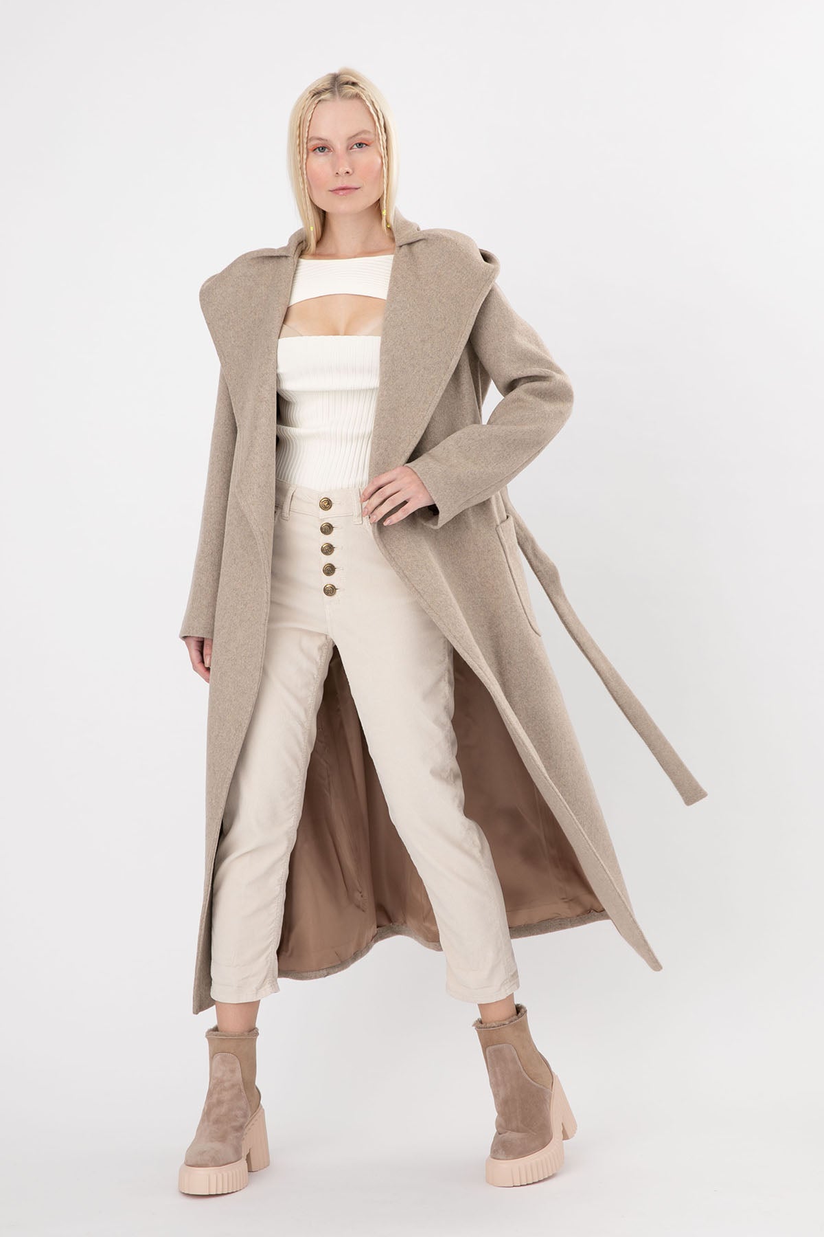 Agl Tiggy Warm İçi Kürklü Süet Bot-Libas Trendy Fashion Store