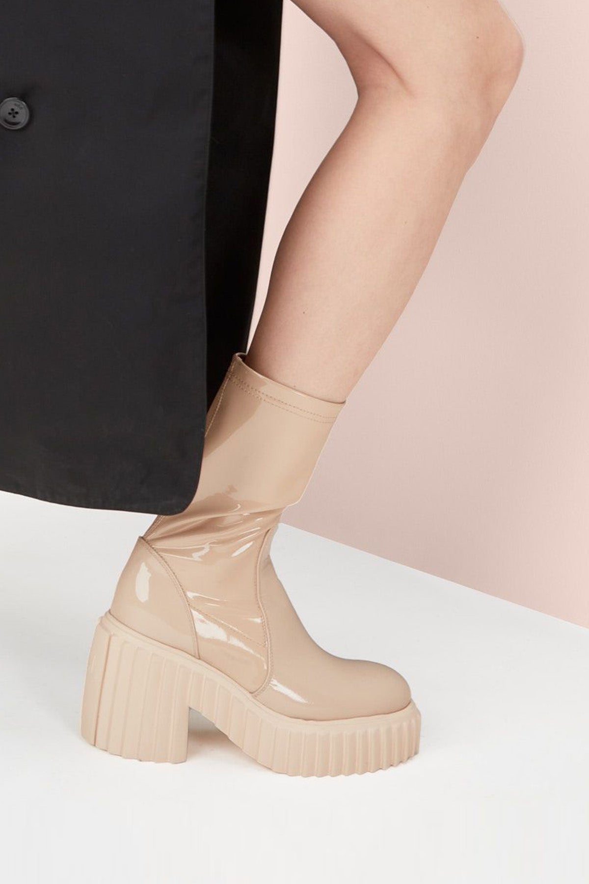 Agl Tiggy Stretch Rugan Deri Bot-Libas Trendy Fashion Store