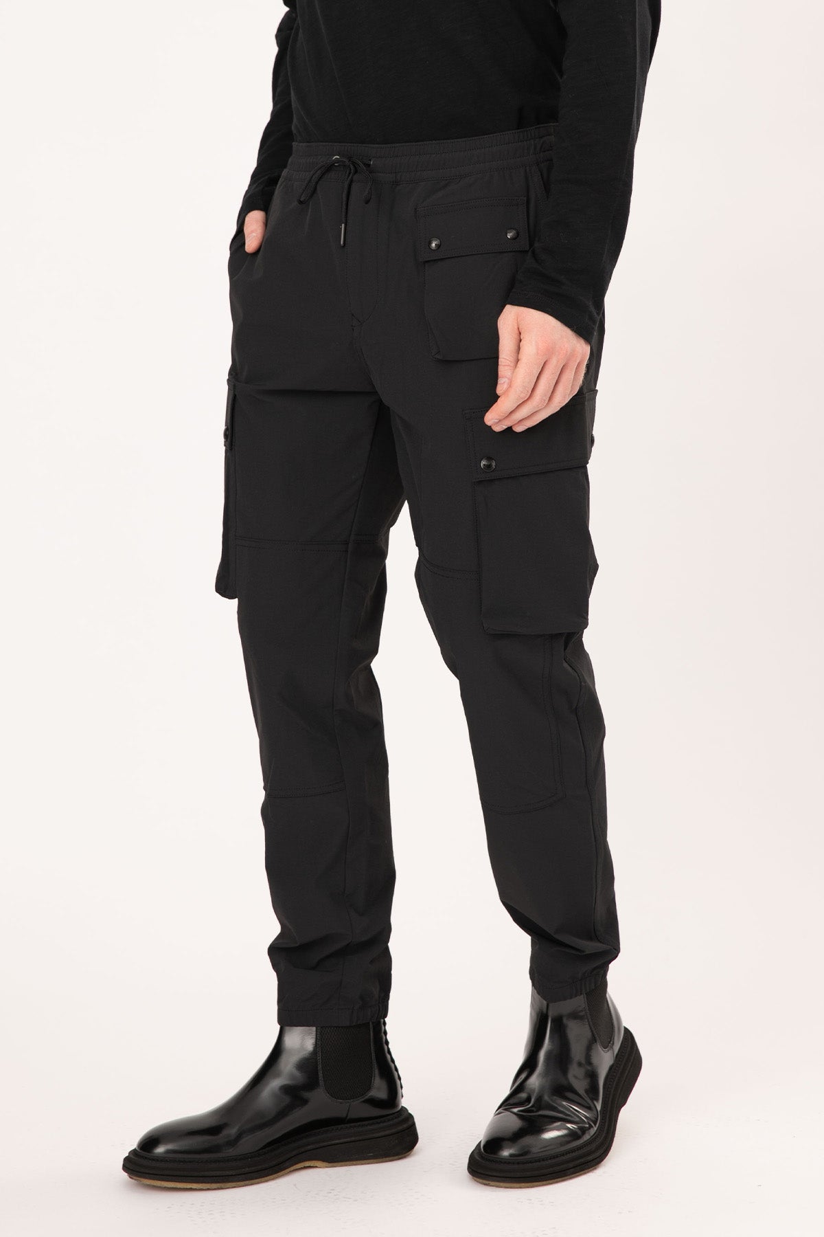 Belstaff Techmaster Beli Lastikli Streç Kargo Pantolon-Libas Trendy Fashion Store