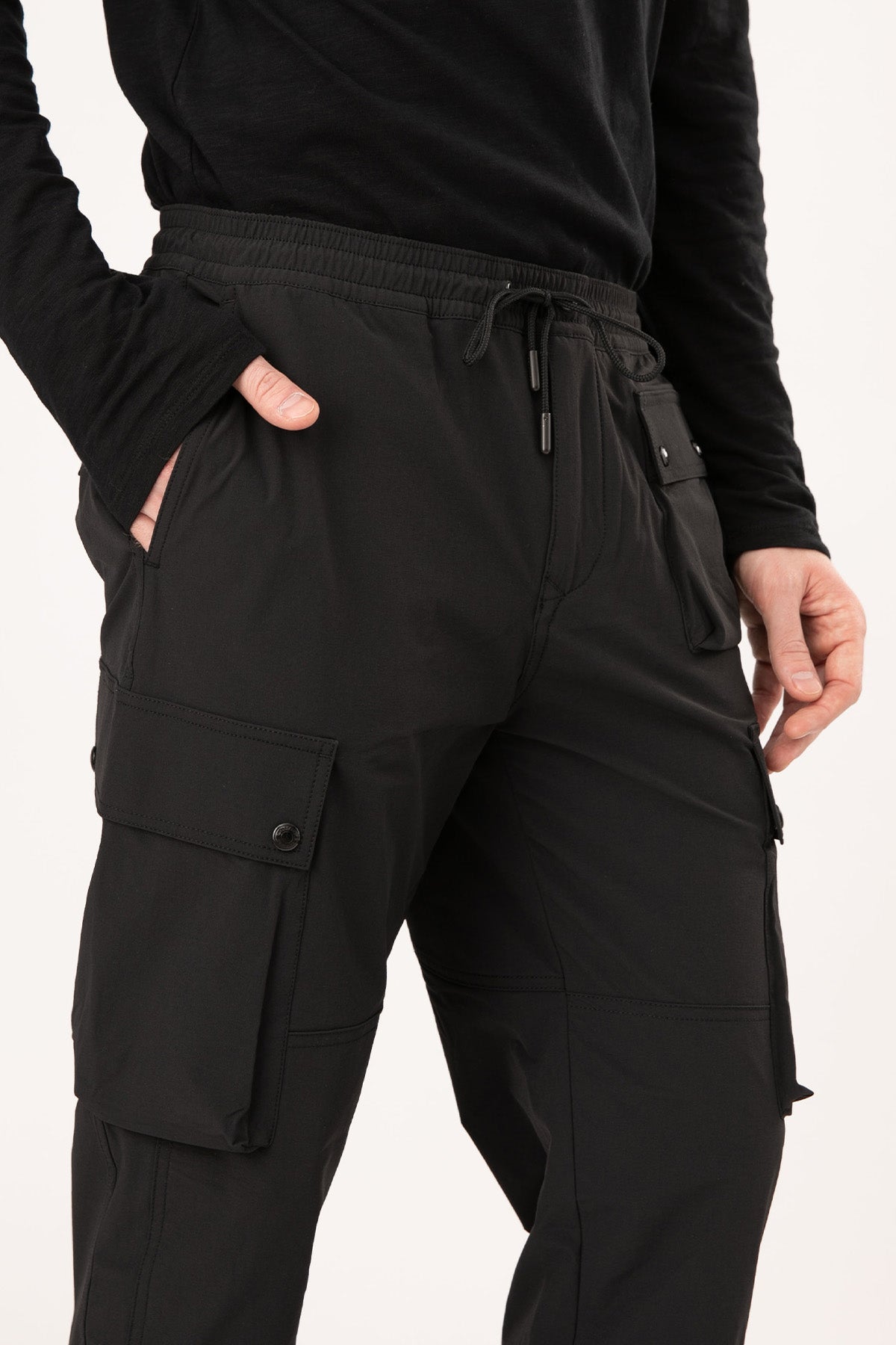 Belstaff Techmaster Beli Lastikli Streç Kargo Pantolon-Libas Trendy Fashion Store