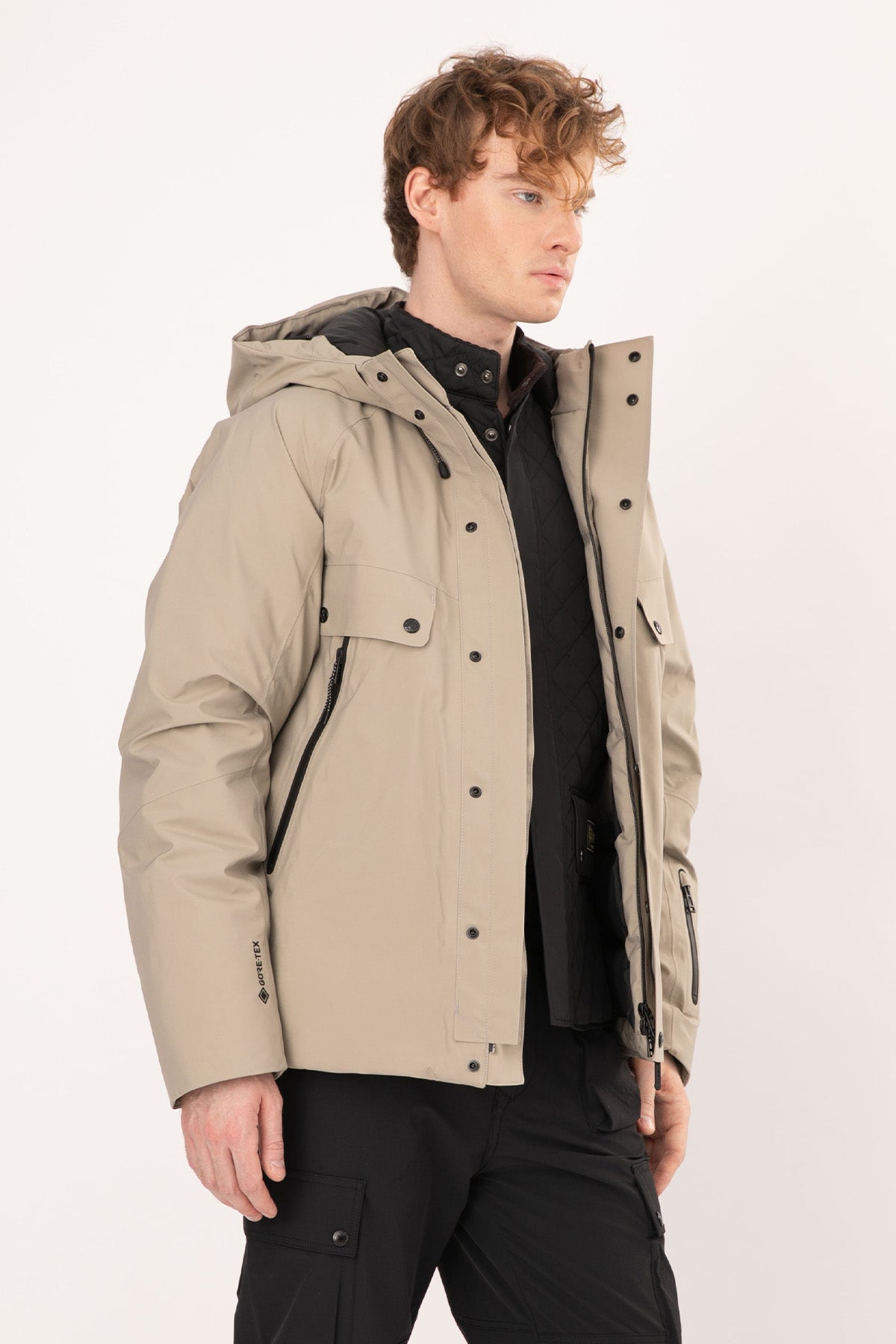 Belstaff Kapüşonlu Goretex Mont-Libas Trendy Fashion Store