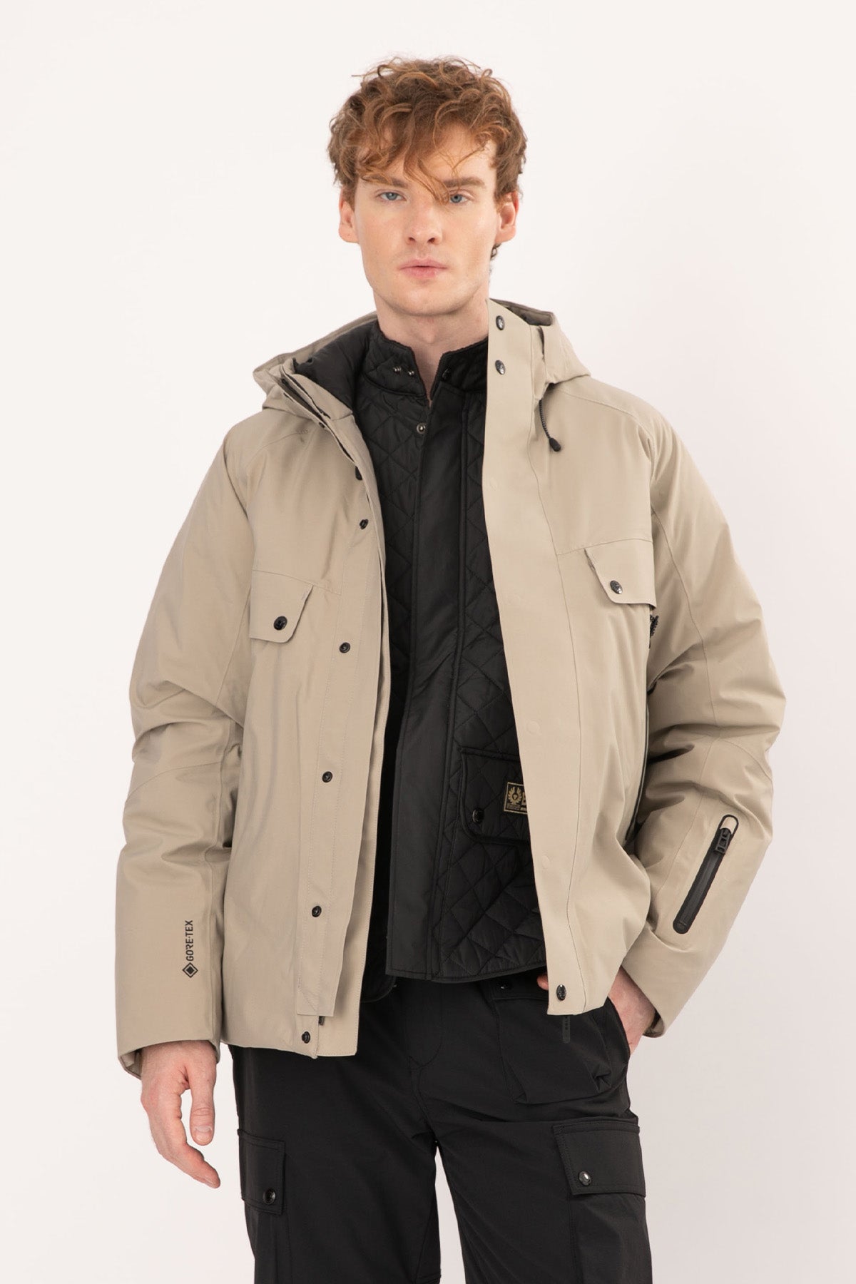 Belstaff Kapüşonlu Goretex Mont-Libas Trendy Fashion Store