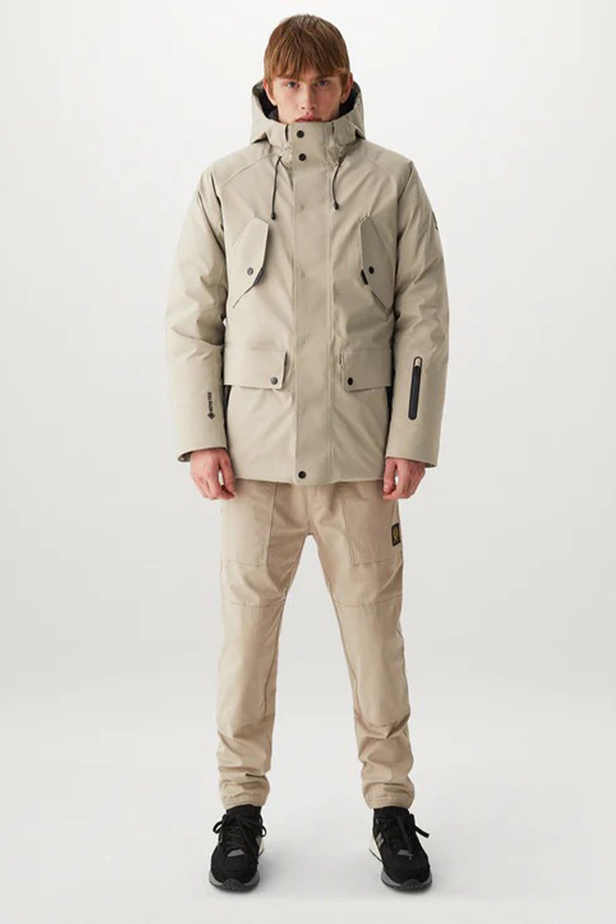 Belstaff Kapüşonlu Teknik Kumaş Mont-Libas Trendy Fashion Store