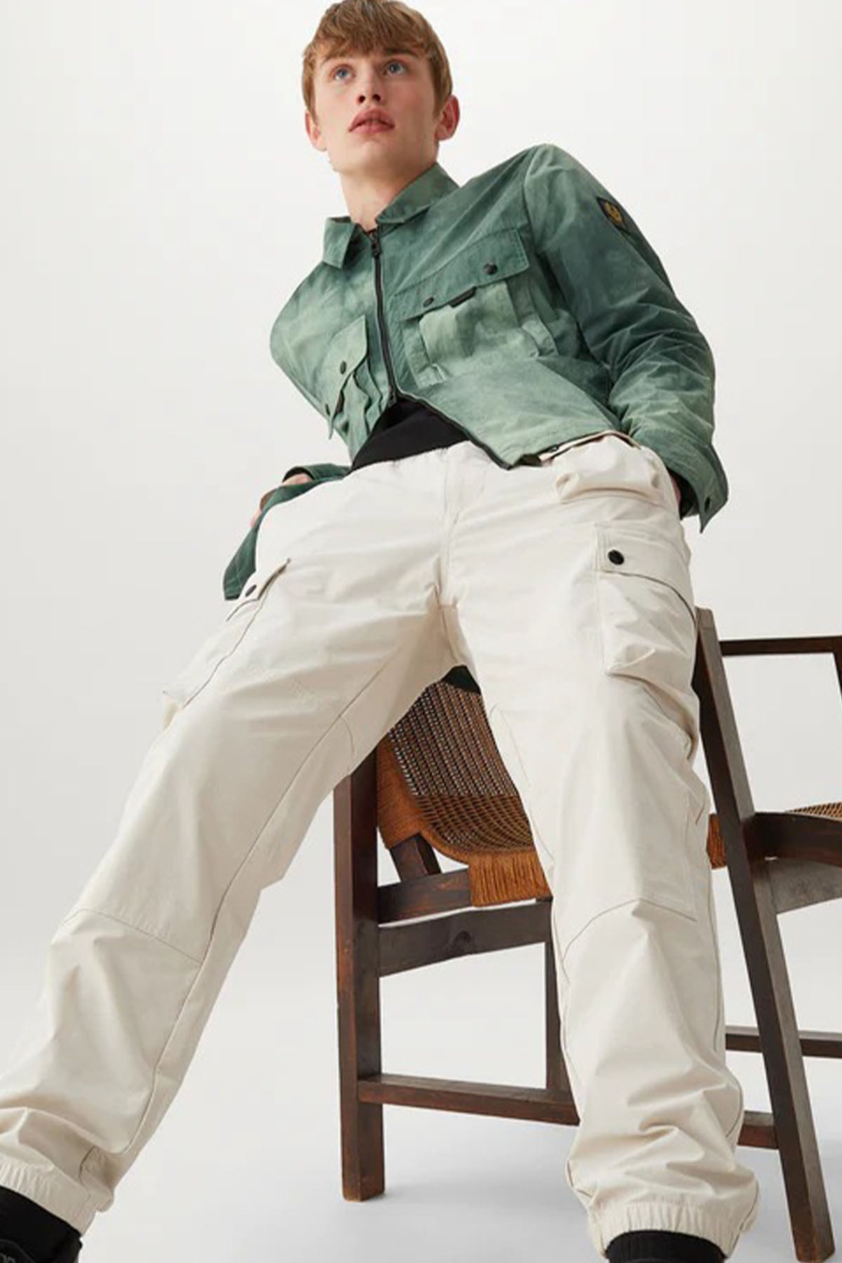 Belstaff Techmaster Beli Lastikli Streç Kargo Pantolon-Libas Trendy Fashion Store