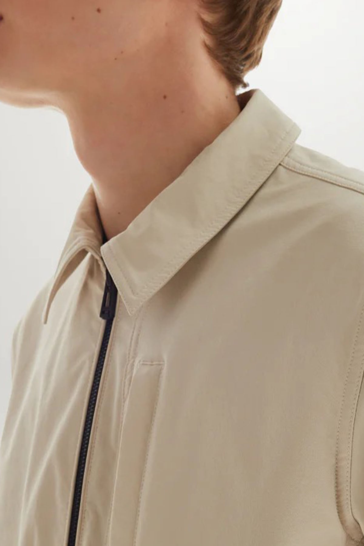 Belstaff Klasik Yaka Cep Detaylı Fermuarlı Ceket-Libas Trendy Fashion Store