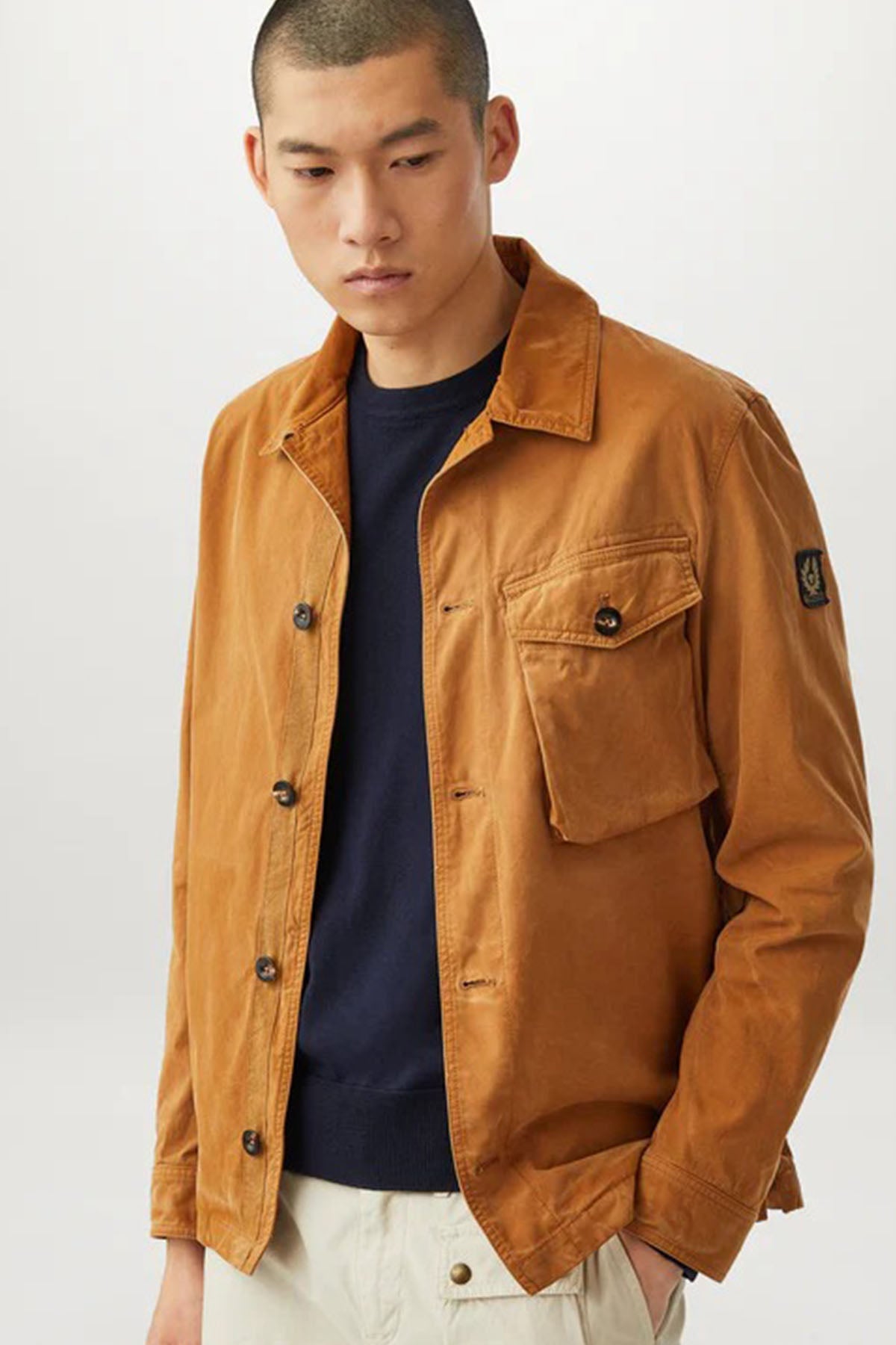 Belstaff Yuvarlak Yaka Örgü Yün Triko-Libas Trendy Fashion Store