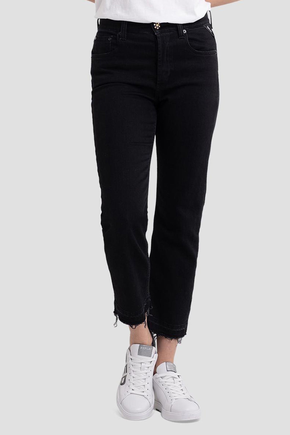 Replay Majike Cropped Straight Fit Jeans-Libas Trendy Fashion Store