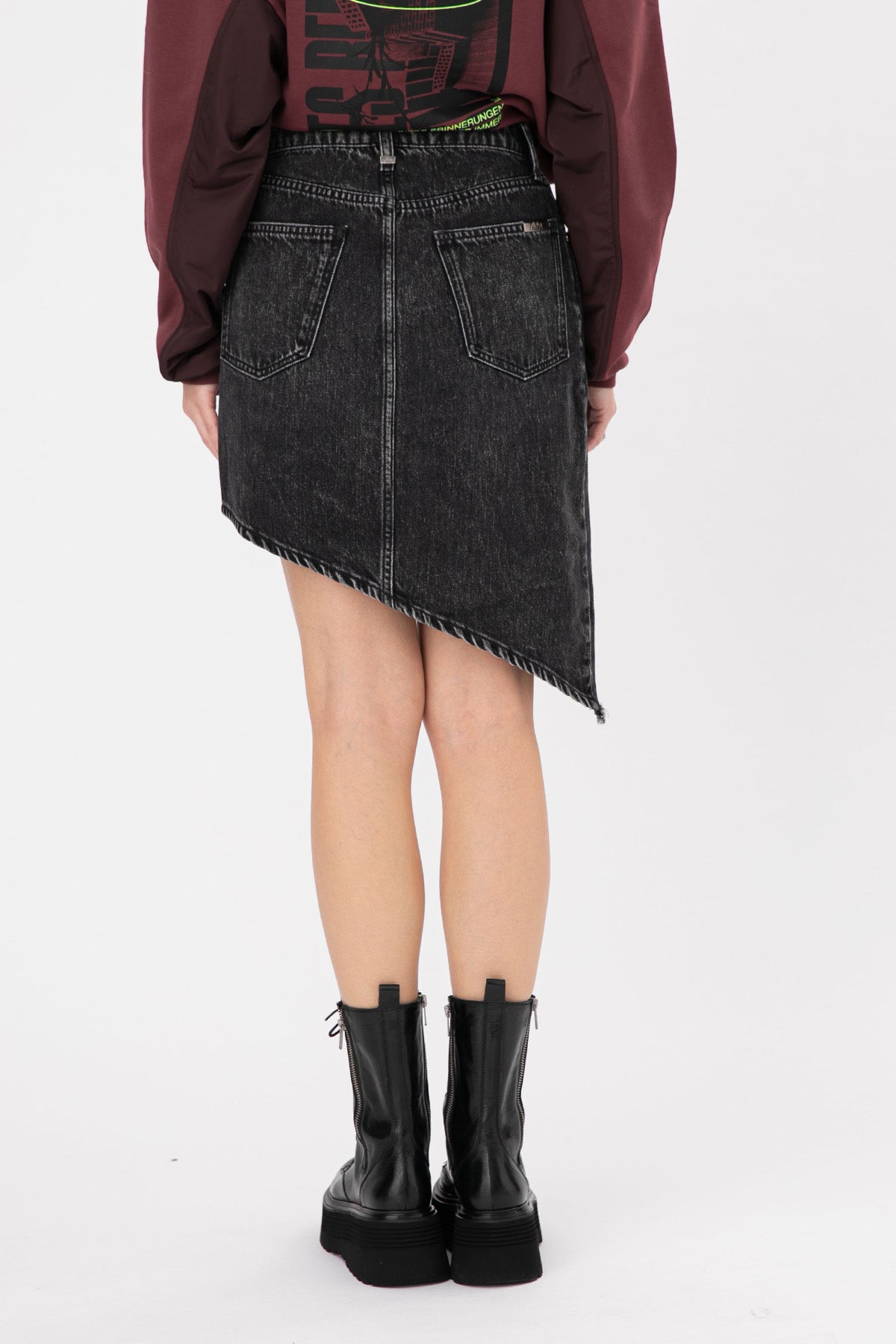 Replay Asimetrik Kesim Denim Etek-Libas Trendy Fashion Store