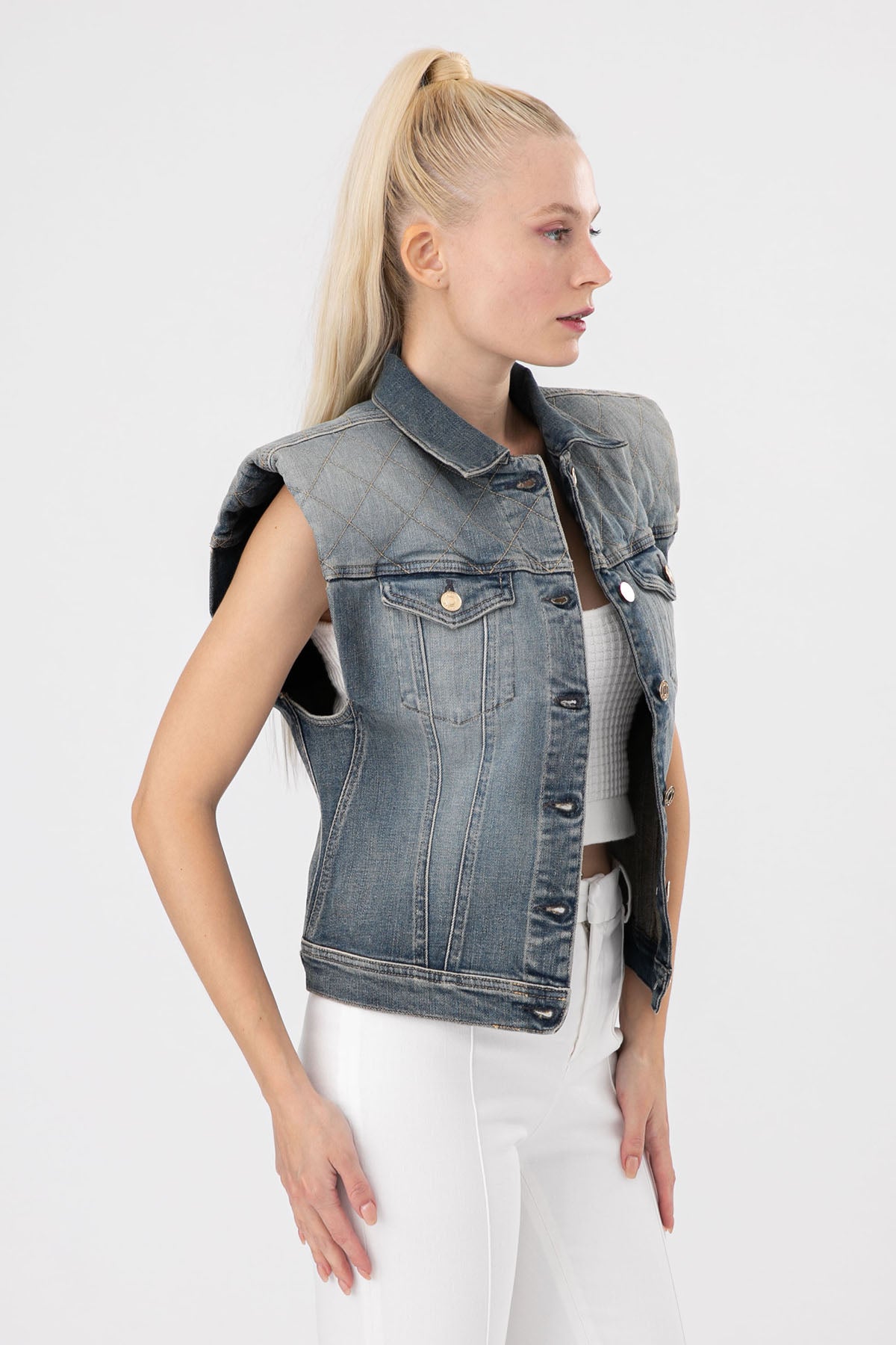 Replay Denim Yelek-Libas Trendy Fashion Store