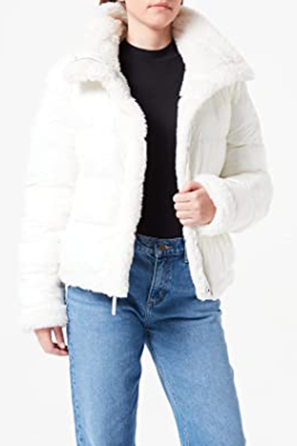 Replay Çift Taraflı Peluş Puffer Mont-Libas Trendy Fashion Store