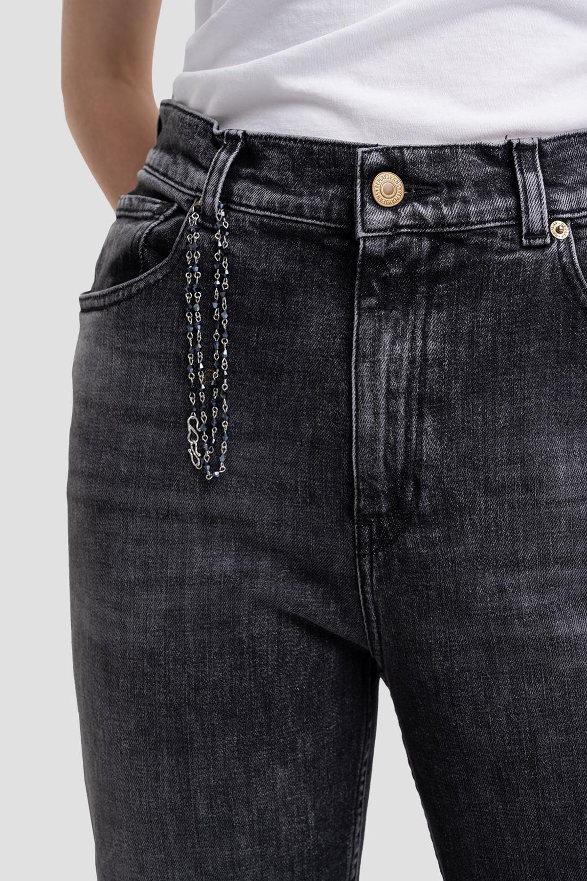 Replay Kiley Tapered Leg Fit Yüksek Bel Jeans-Libas Trendy Fashion Store