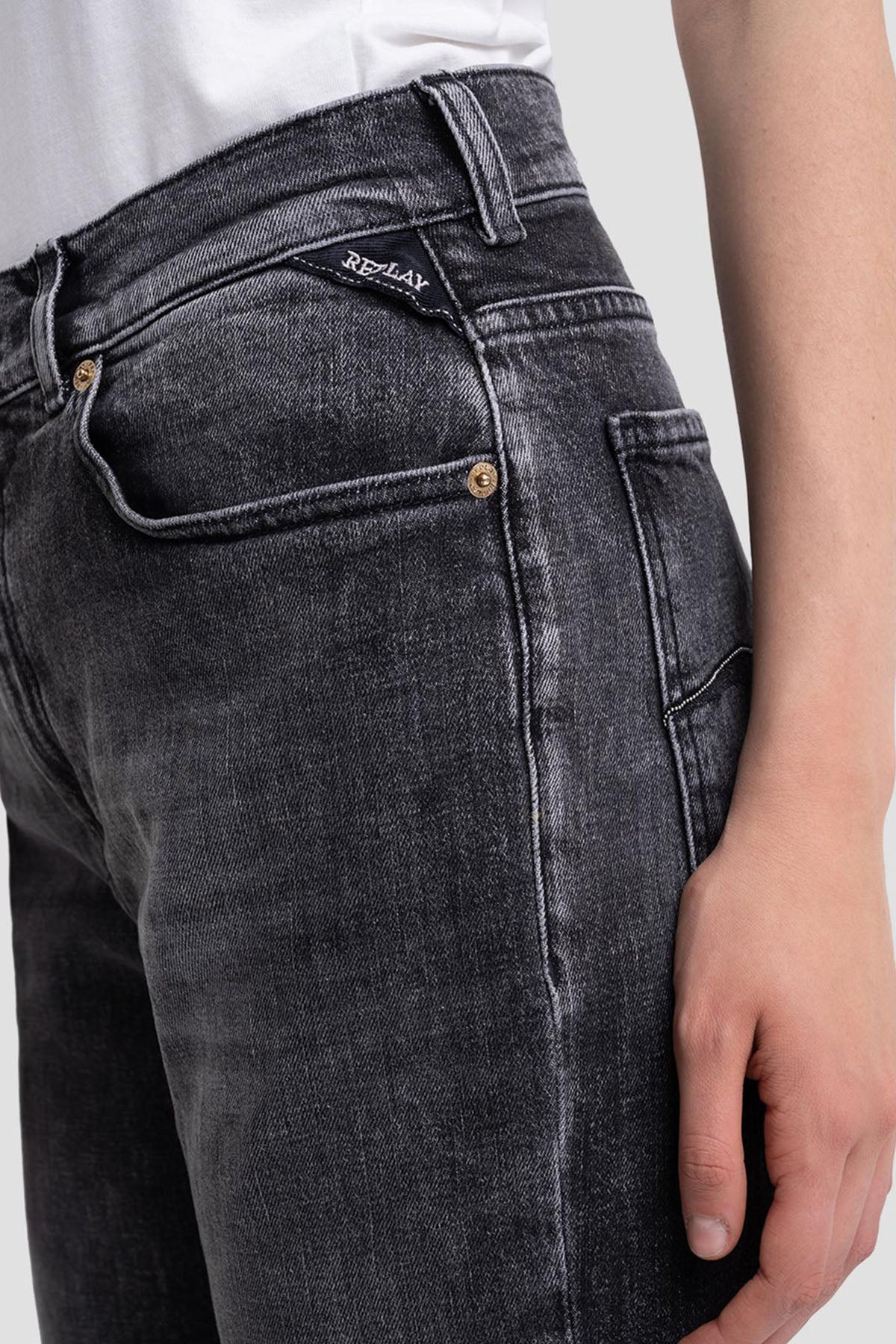 Replay Kiley Tapered Leg Fit Yüksek Bel Jeans-Libas Trendy Fashion Store