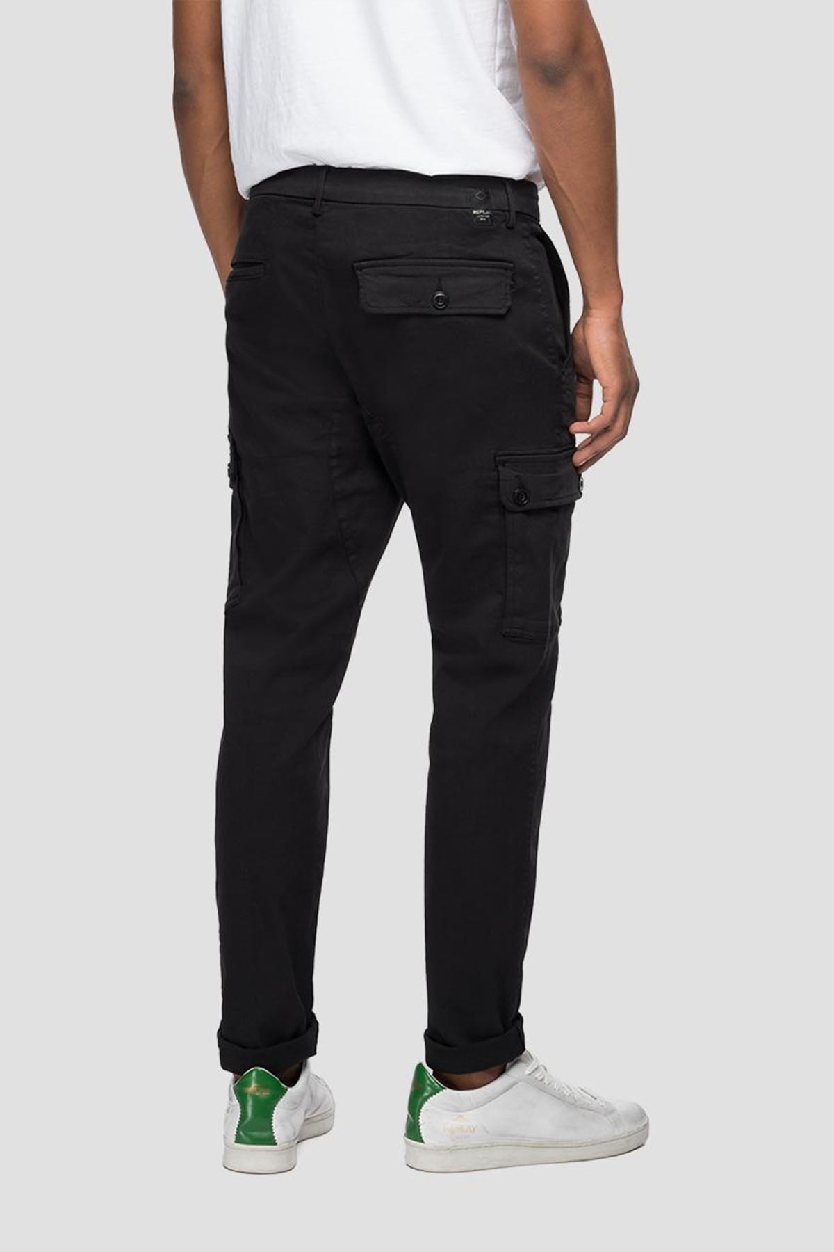 Replay Jaan Hyperflex X-Lite Slim Fit Kargo Pantolon-Libas Trendy Fashion Store