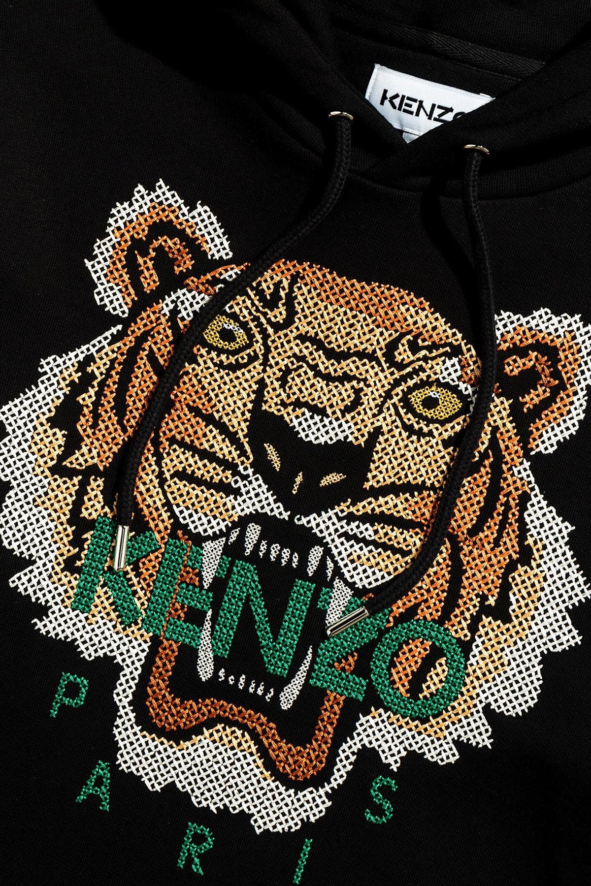 Kenzo Kaplan Logolu Kapüşonlu Sweatshirt-Libas Trendy Fashion Store